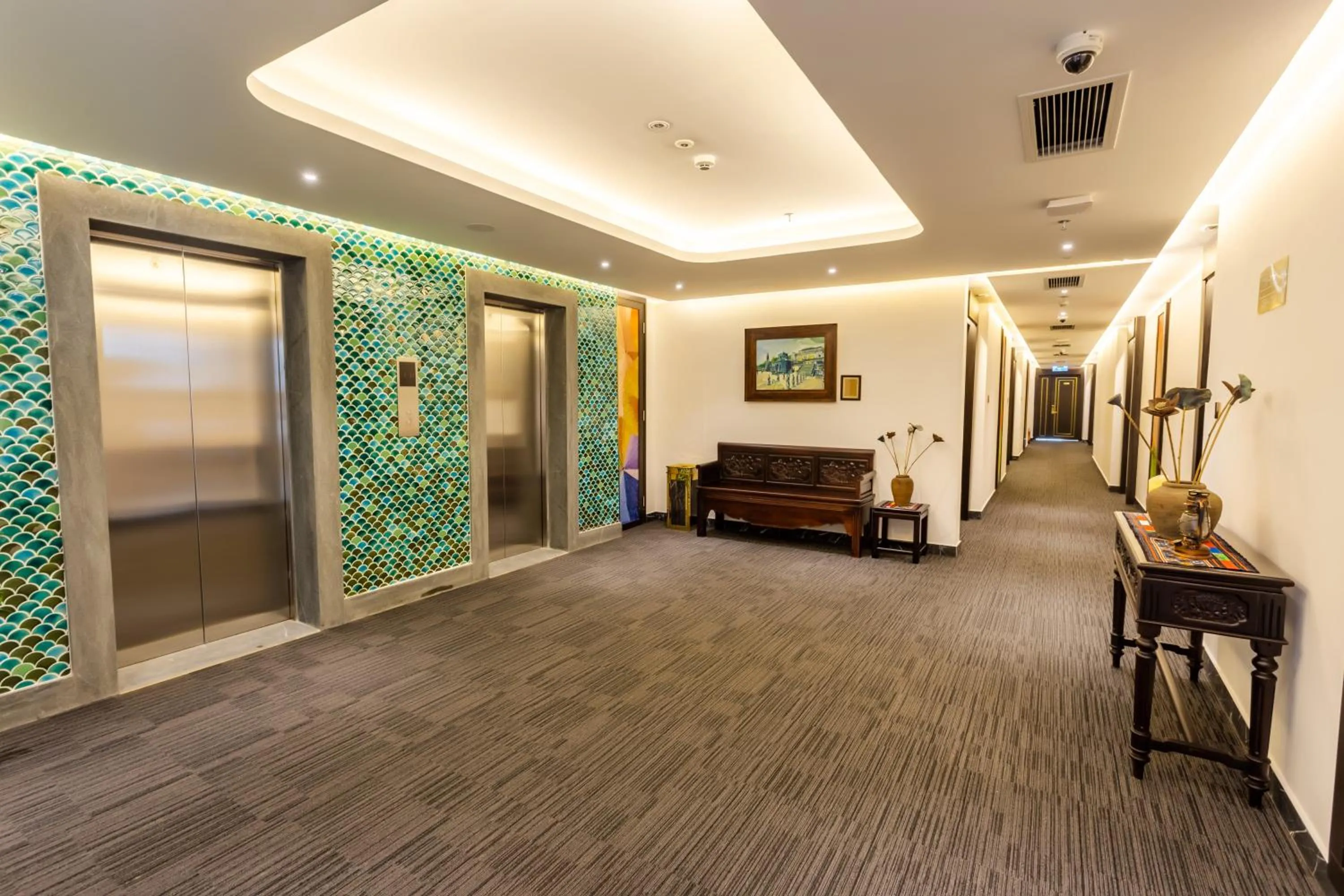 Property building in White Lotus Hue Hotel