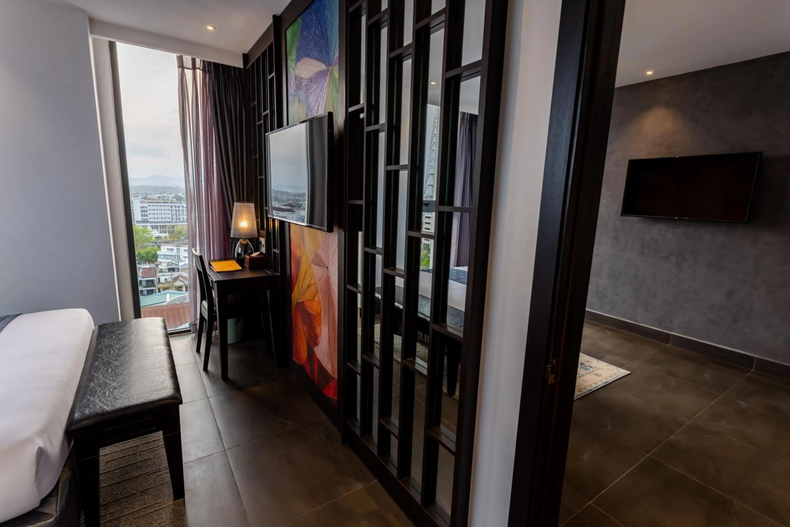 Bedroom in White Lotus Hue Hotel