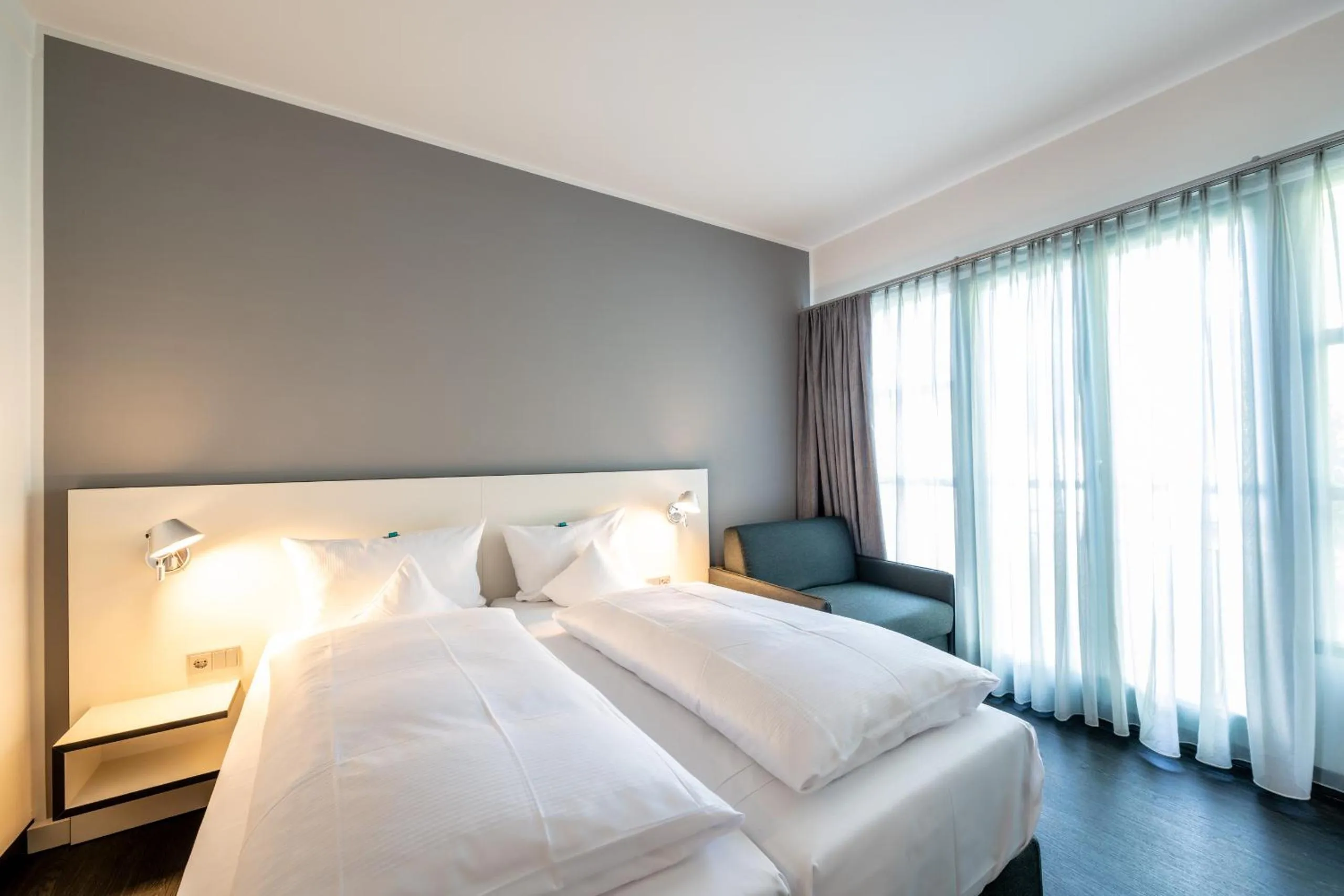 Photo of the whole room, Bed in Dresdner Tor Süd