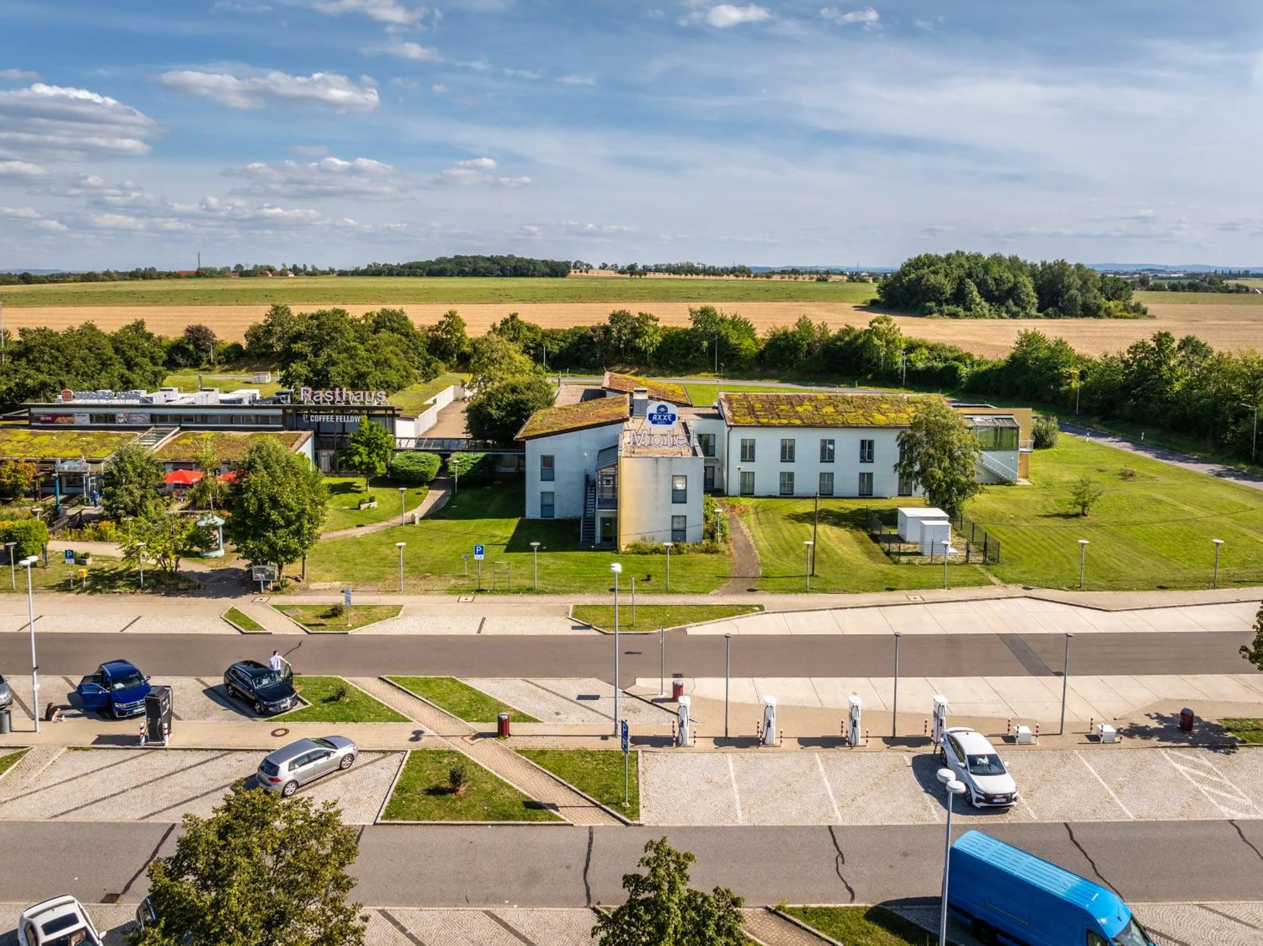 Bird's eye view in Dresdner Tor Süd