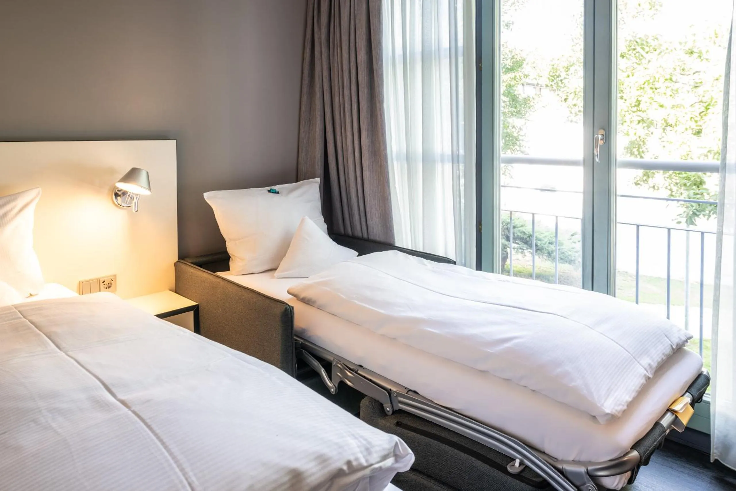 Photo of the whole room, Bed in Dresdner Tor Süd