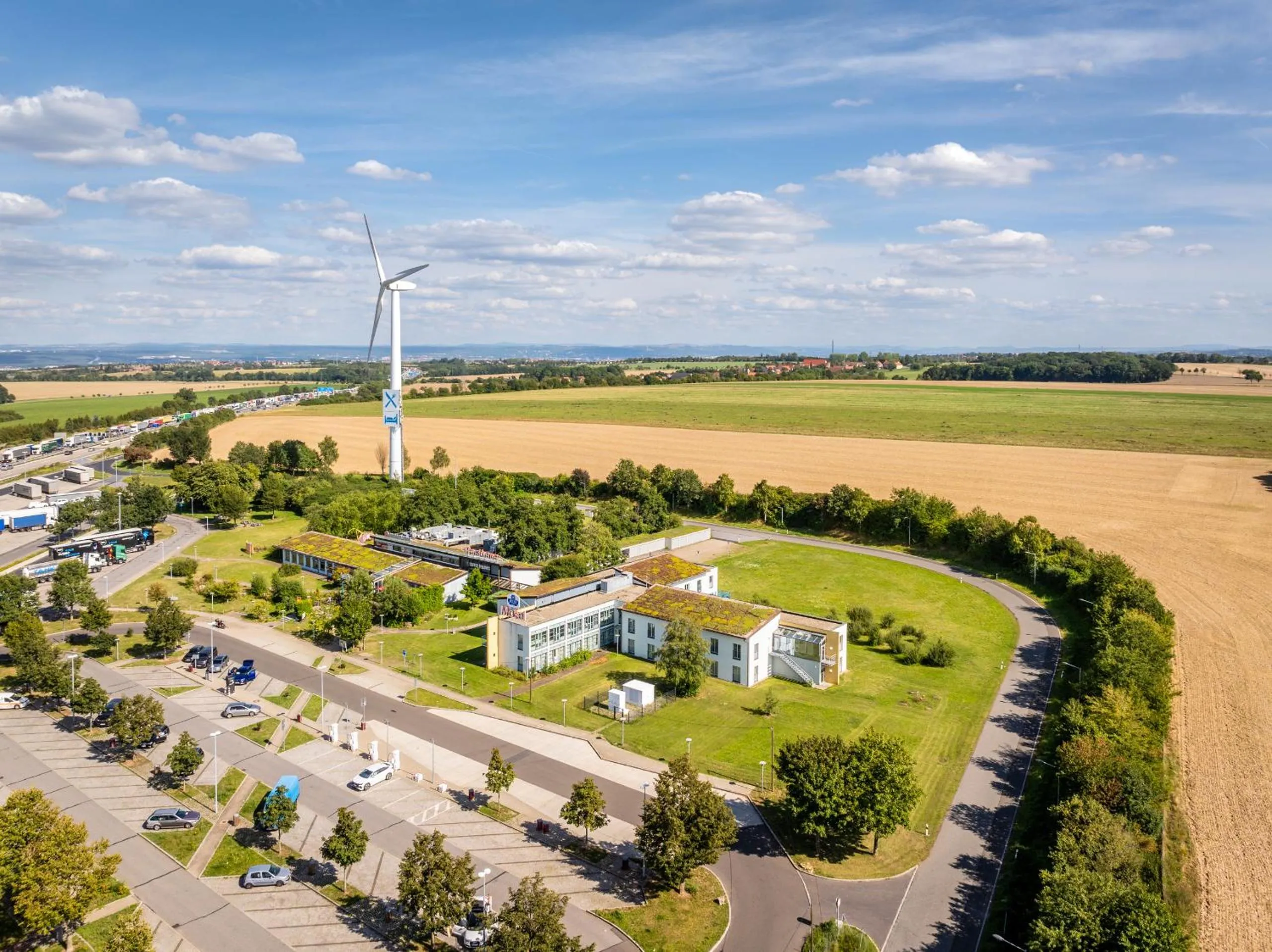 Bird's eye view in Dresdner Tor Süd