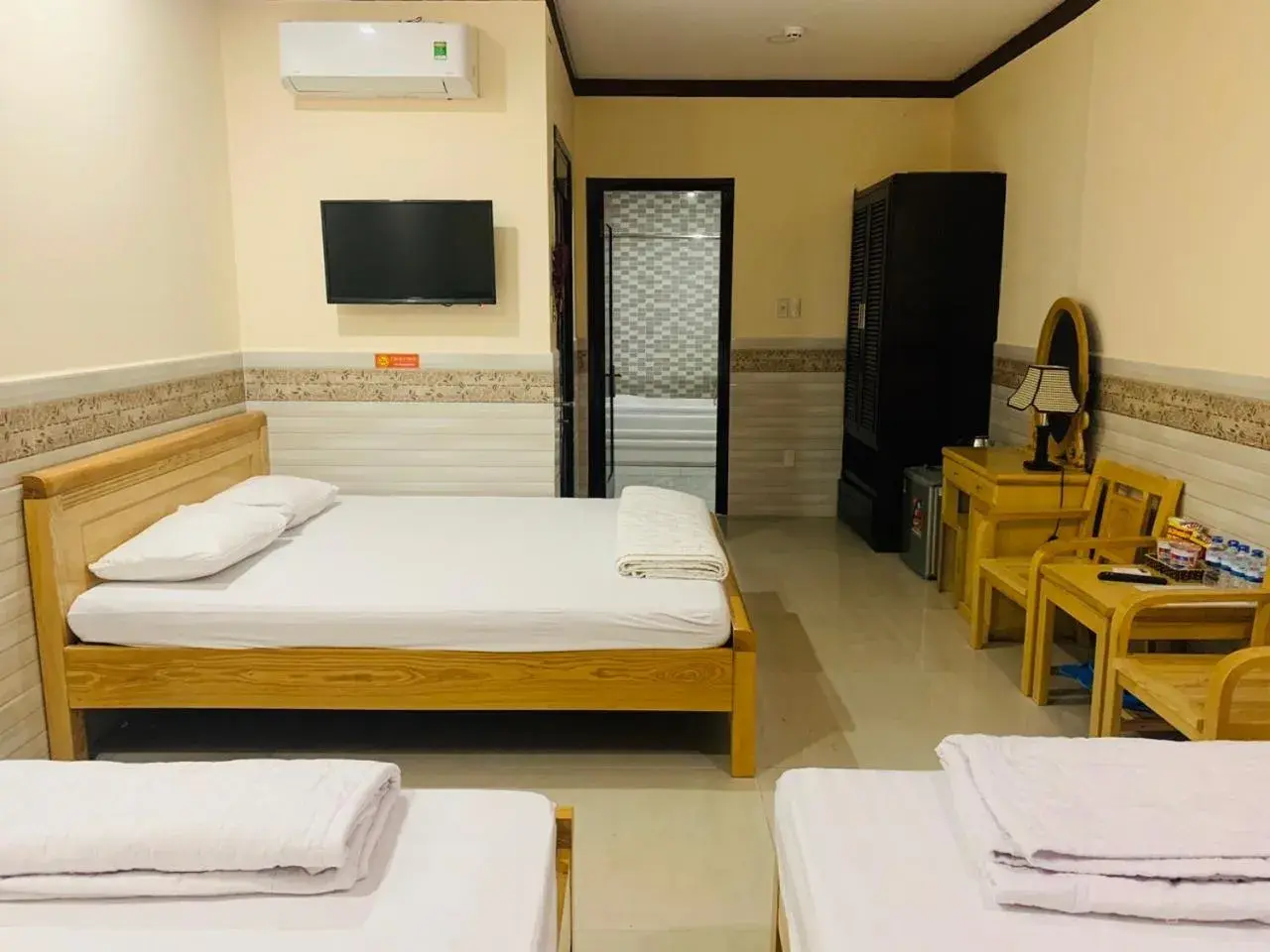 Bed in Mekong Rose Hotel Bed in Mekong Rose Hotel