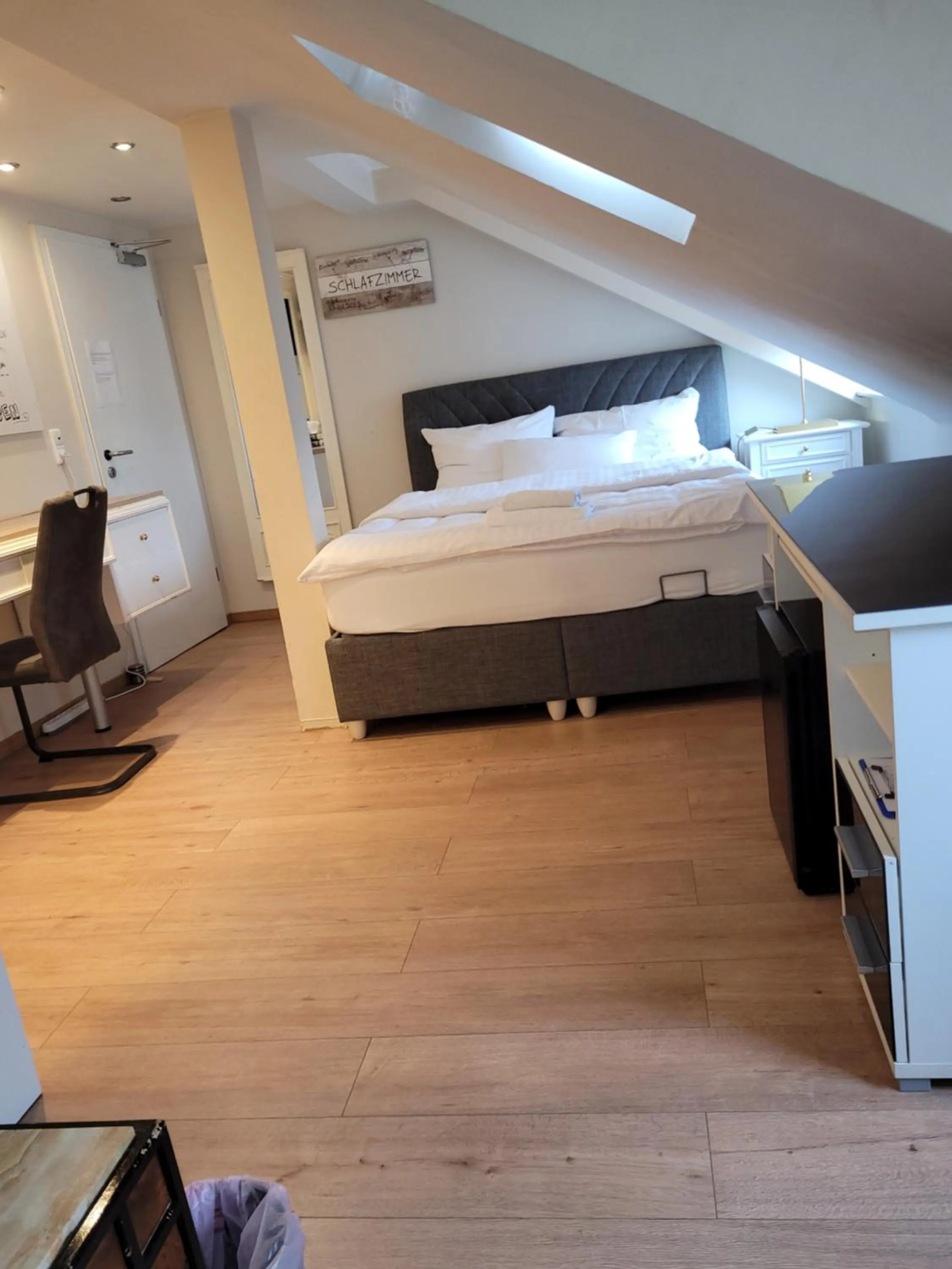 Bed in Hotel Franken an der Messe