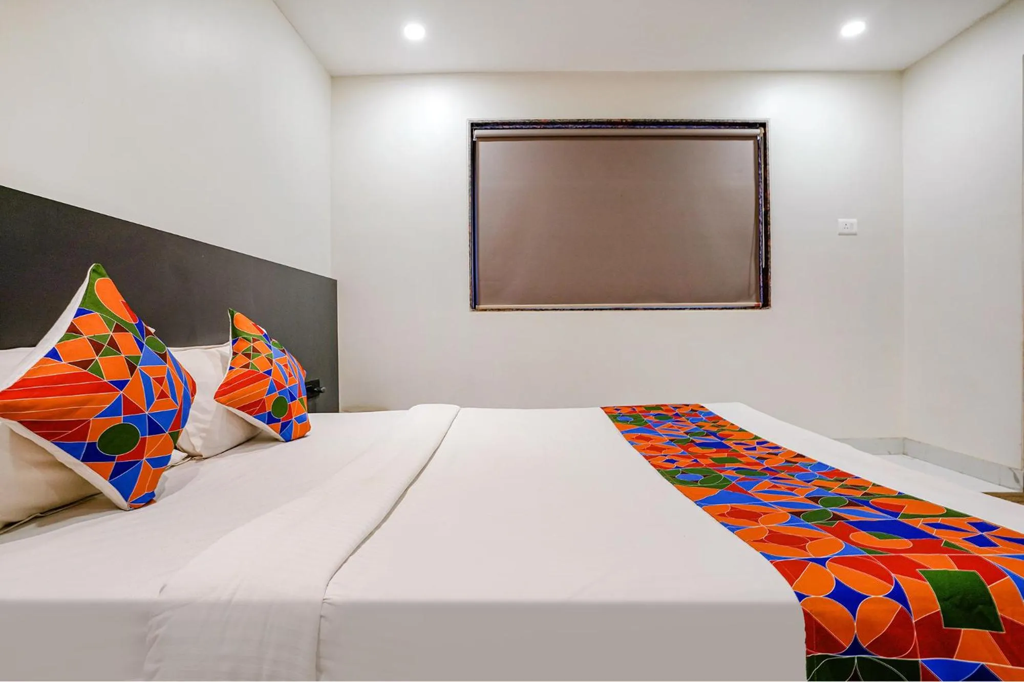 Bedroom, Bed in FabHotel Ansh