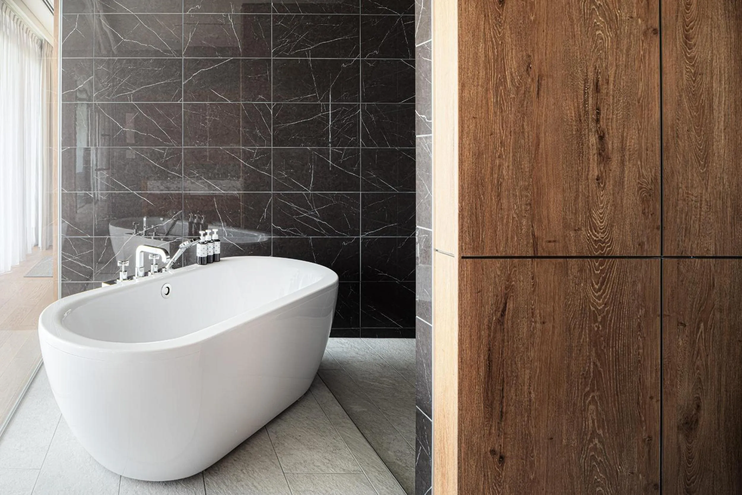 Bathroom in UMITO Okinawa Onnason