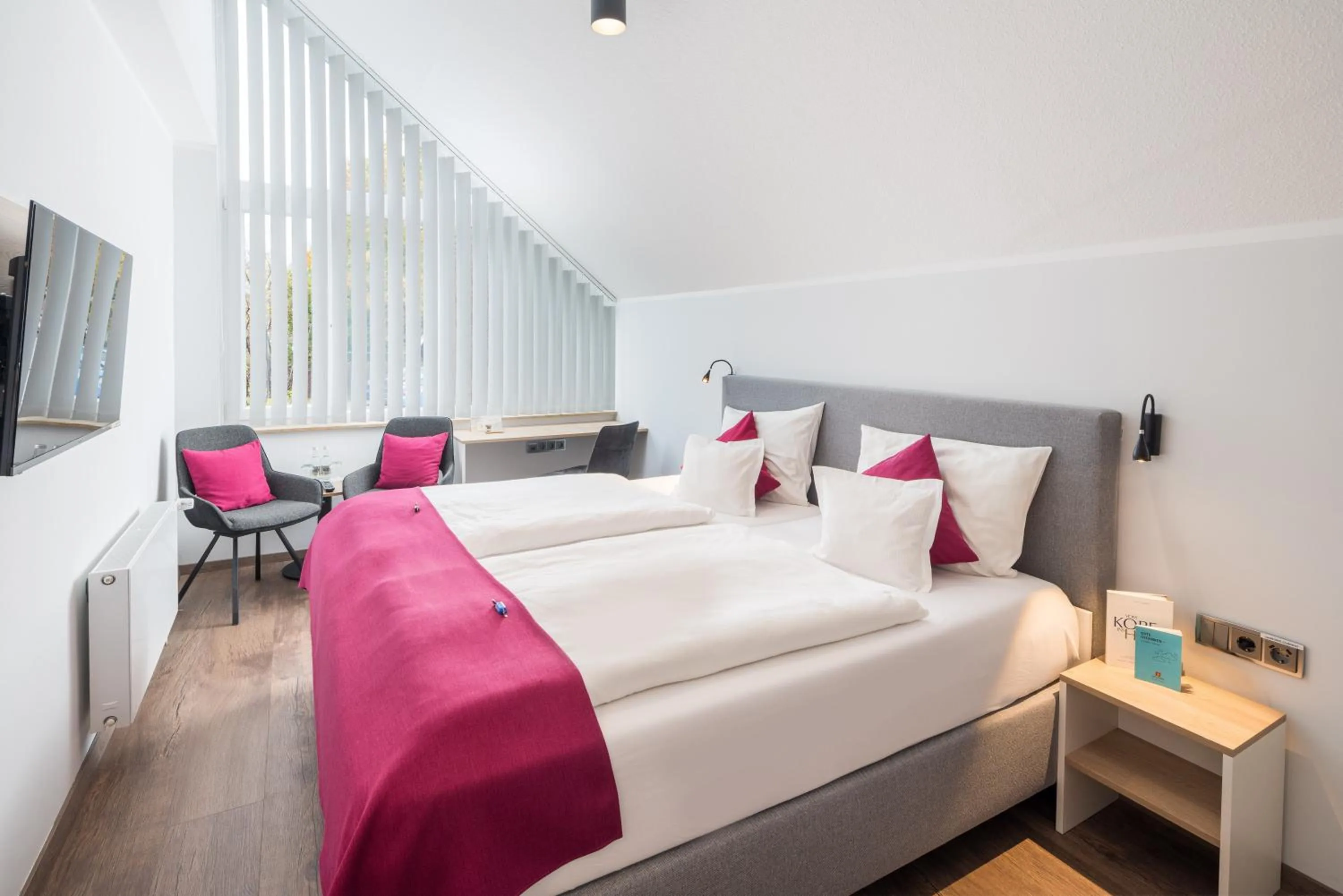 Bedroom, Bed in Hotel Blumlage