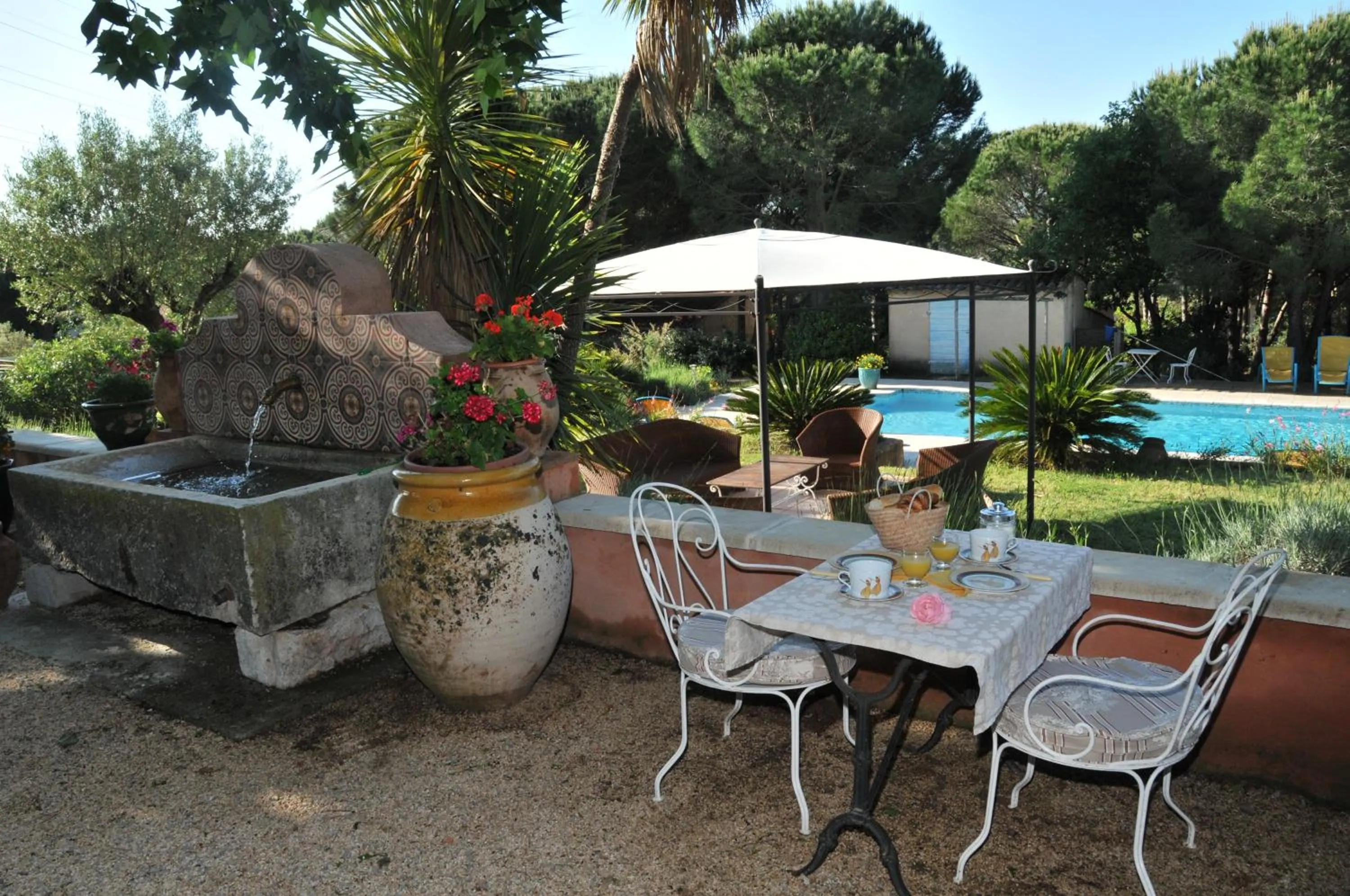 Garden in Bastide de l'Avelan