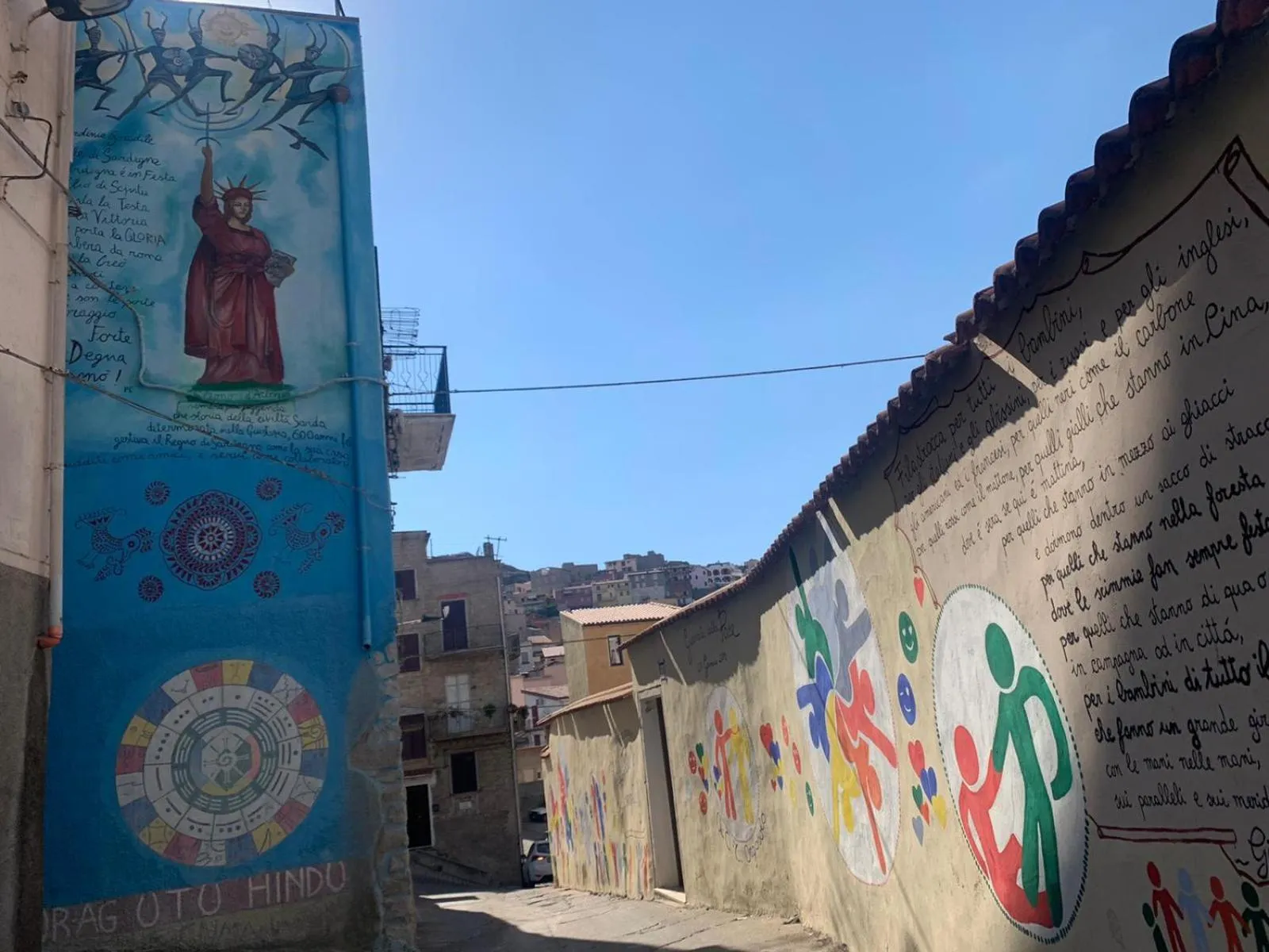 Neighbourhood in Orgosolo B&B Sardegna