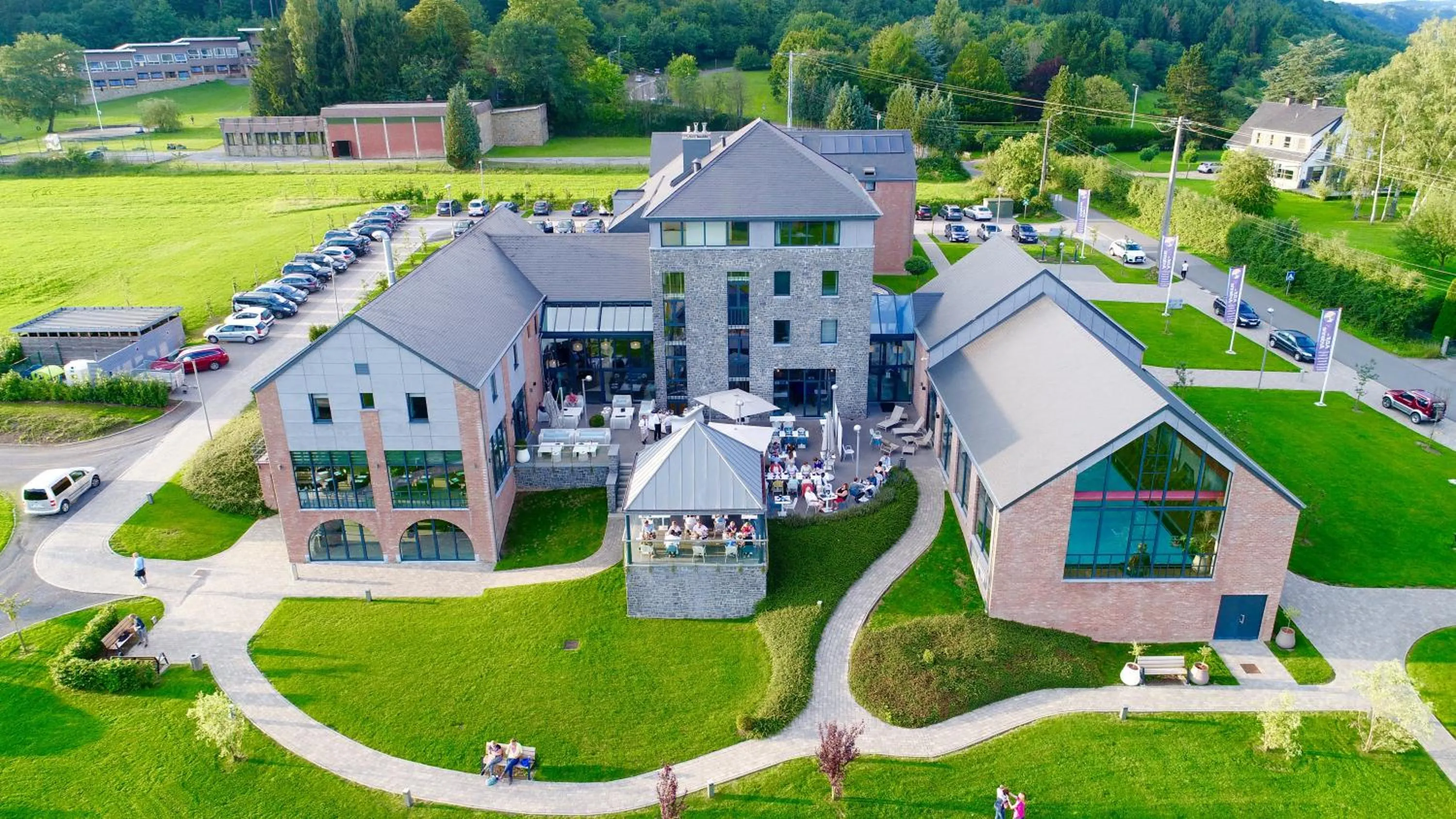 Bird's eye view in Azur en Ardenne