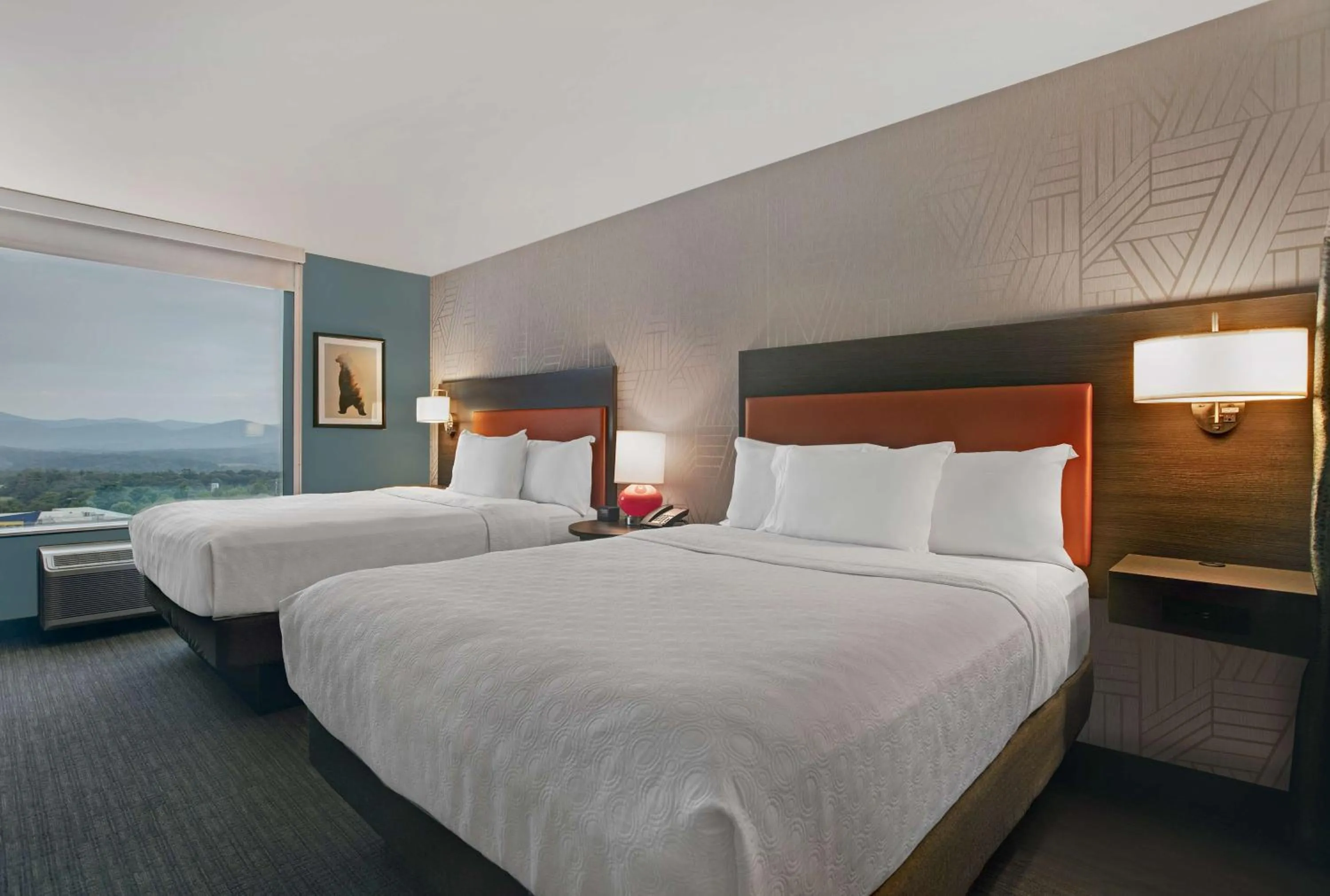 Bed in Home2 Suites By Hilton Asheville Airport