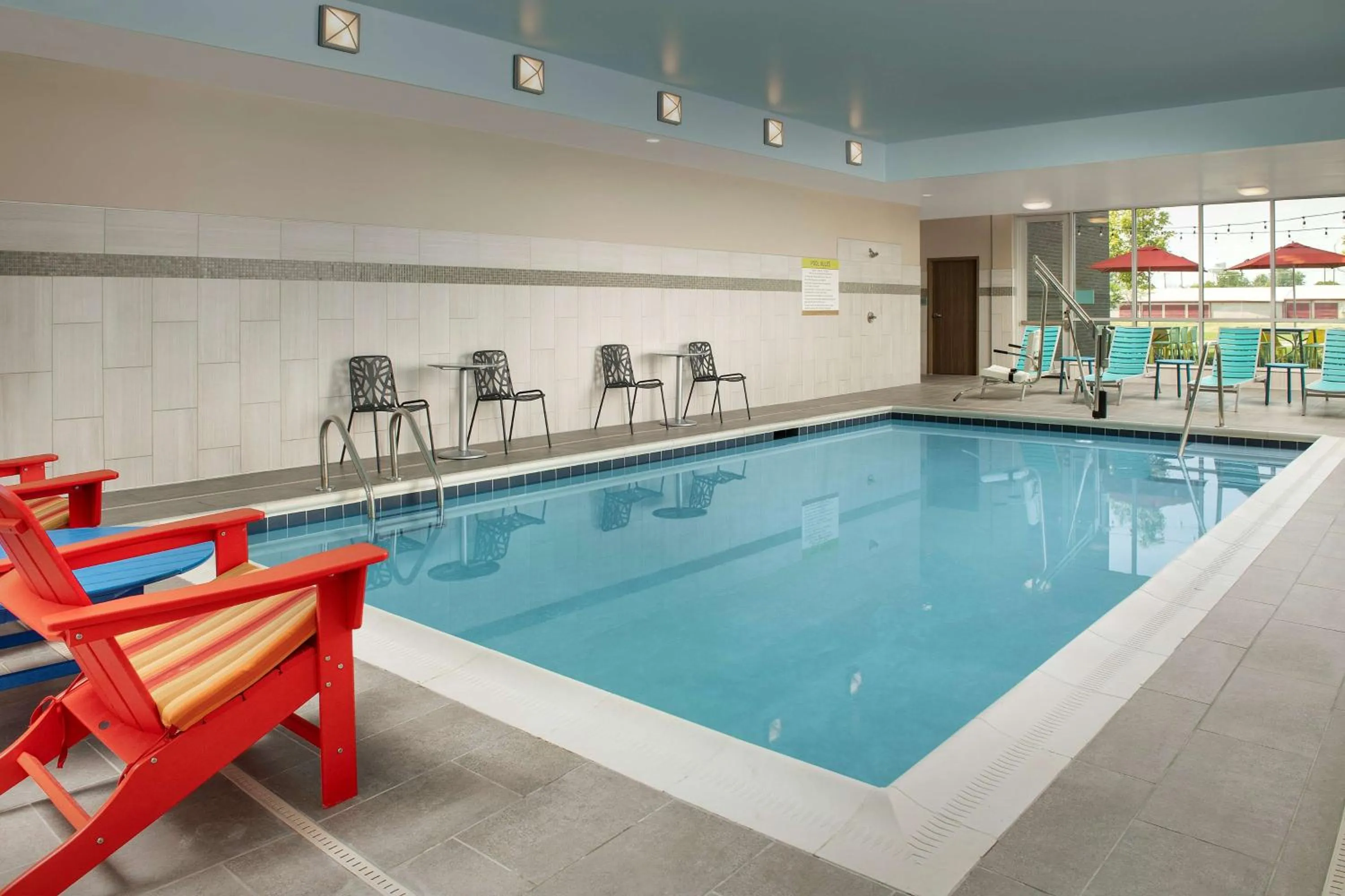 Pool view in Home2 Suites By Hilton Marysville