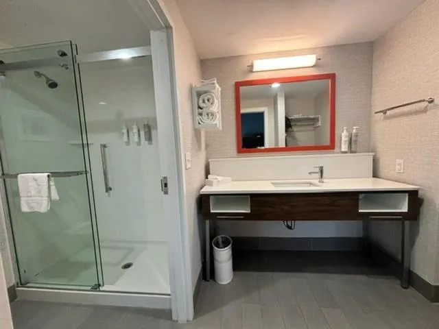 Bathroom in Hampton Inn & Suites Deptford, Nj