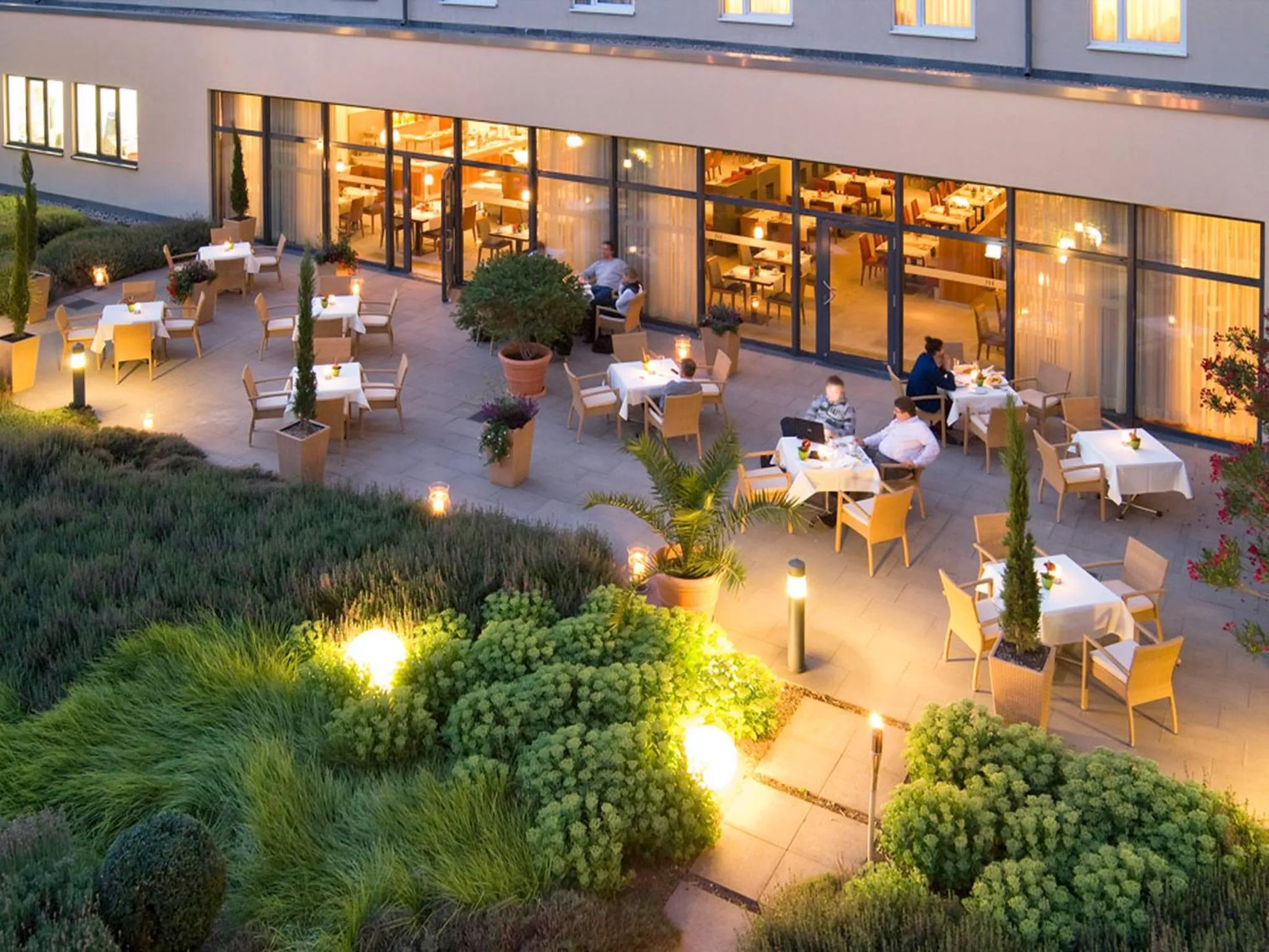 Garden in Mercure Hotel Mannheim am Rathaus