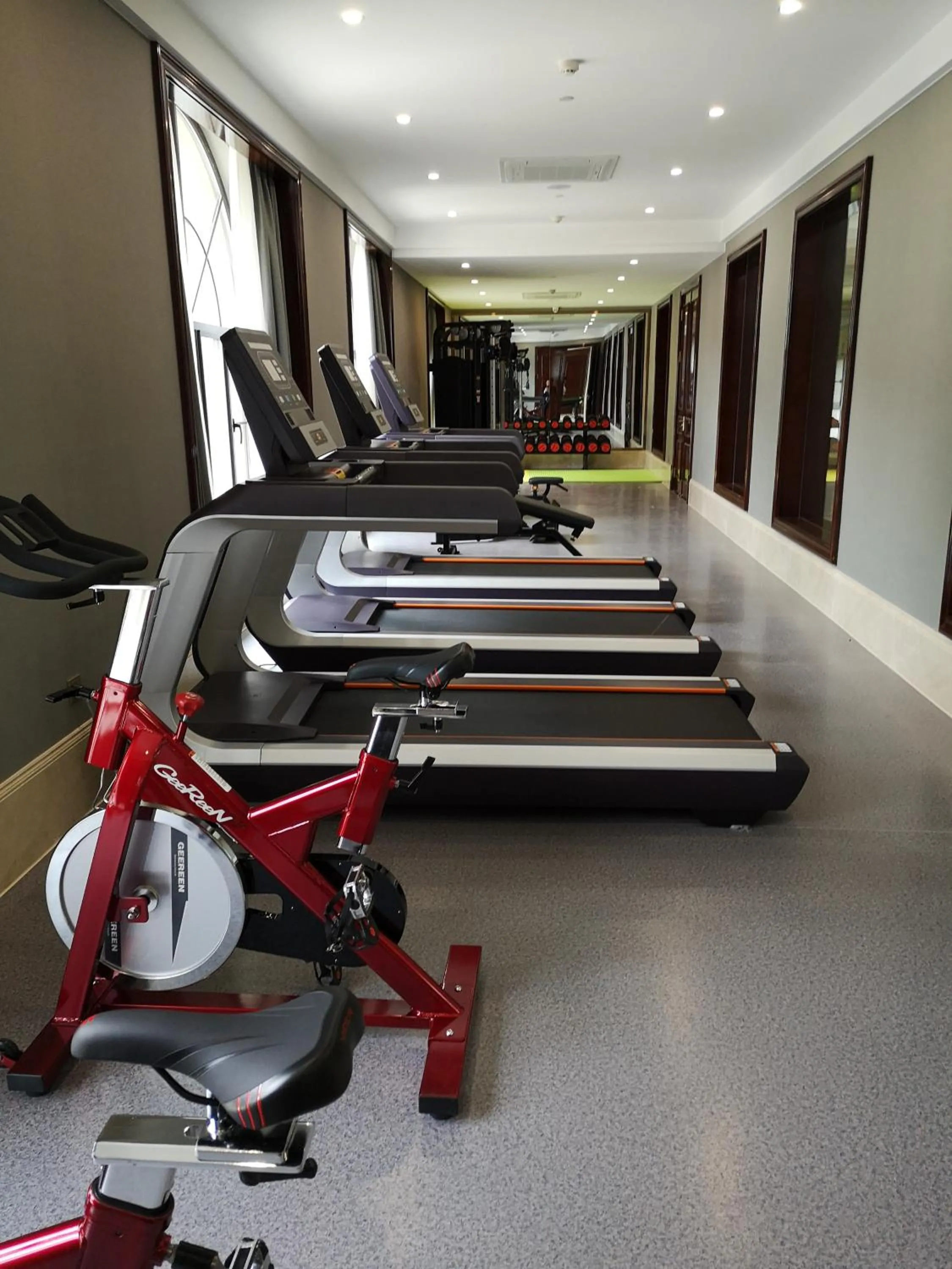 Fitness centre/facilities in SSAW Boutique Hotel Lishui Jiarui