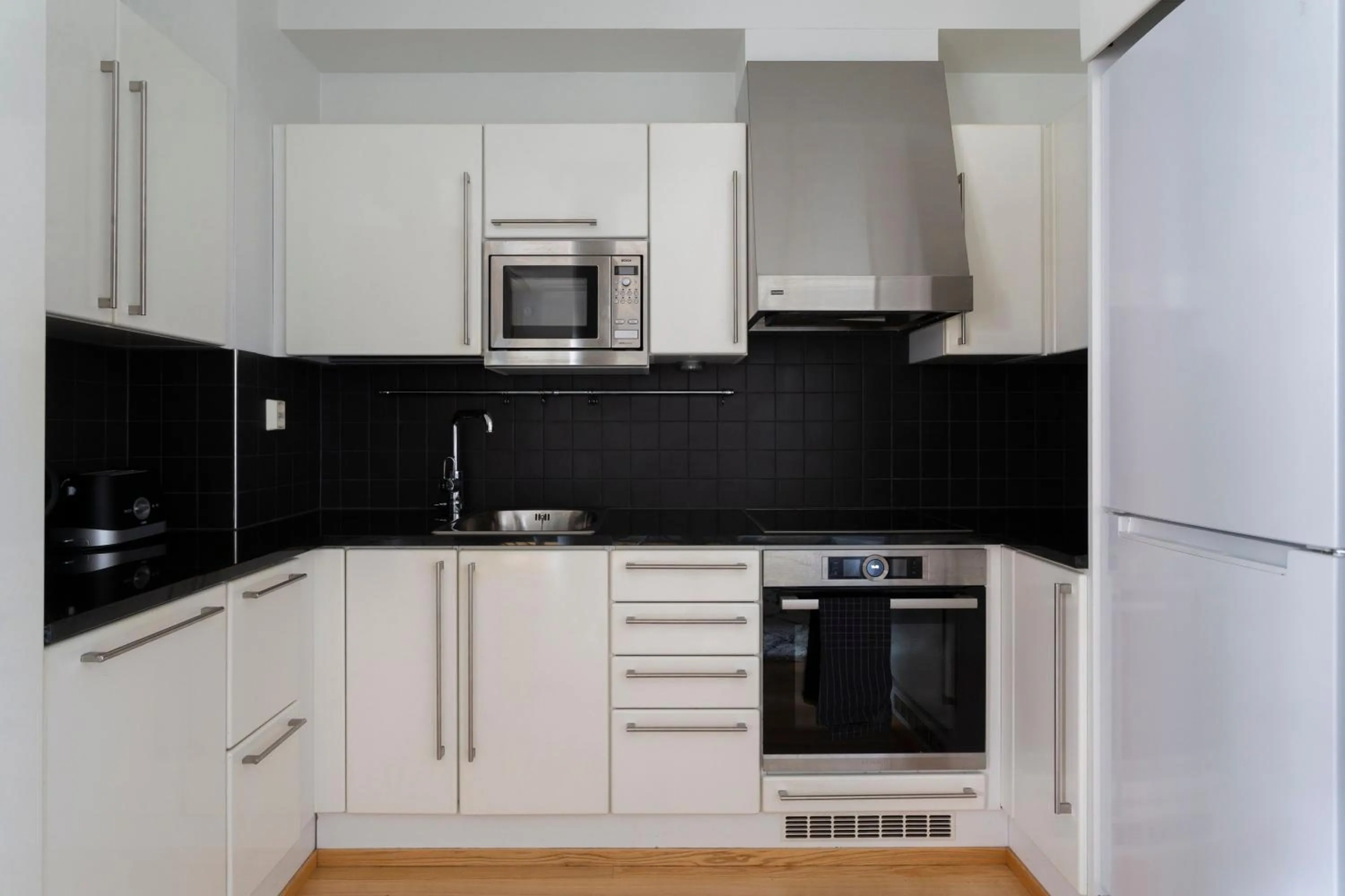 Photo of the whole room in 2ndhomes Deluxe 1BR Kamppi Center Apartment with Sauna and Terrace