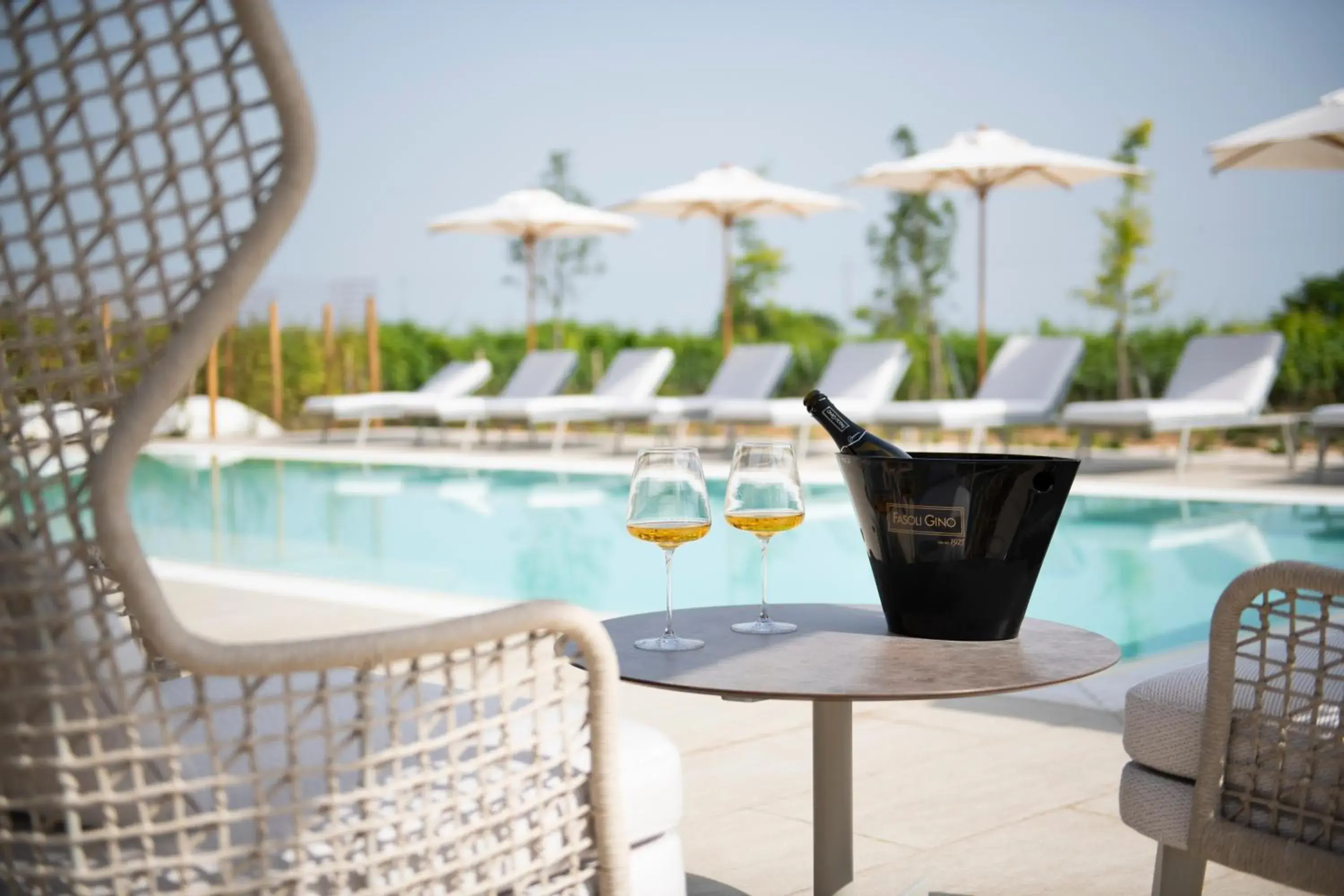 Pool view in Magari Estates Boutique Hotel Pool view in Magari Estates Boutique Hotel