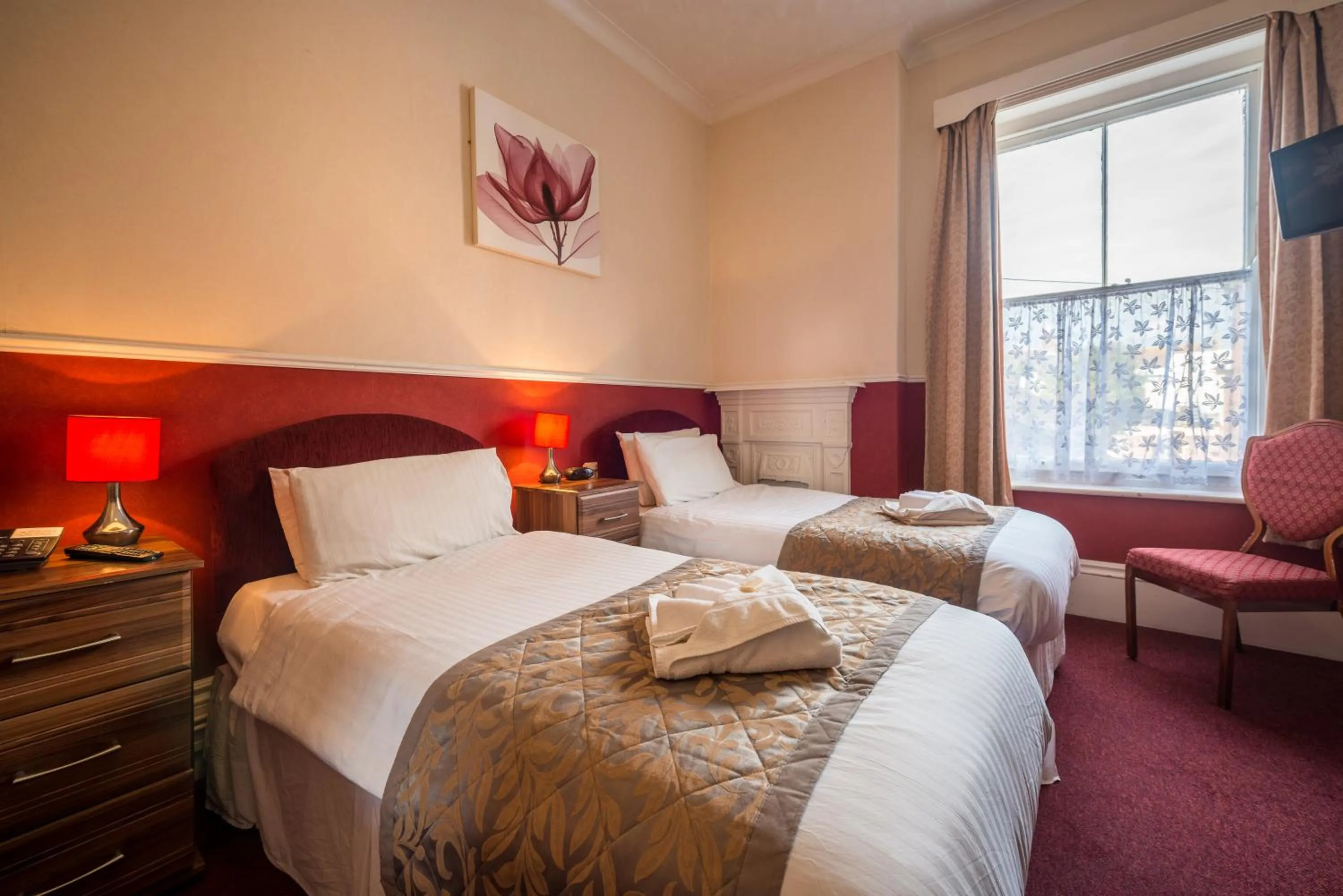 Bed in Daish's Hotel