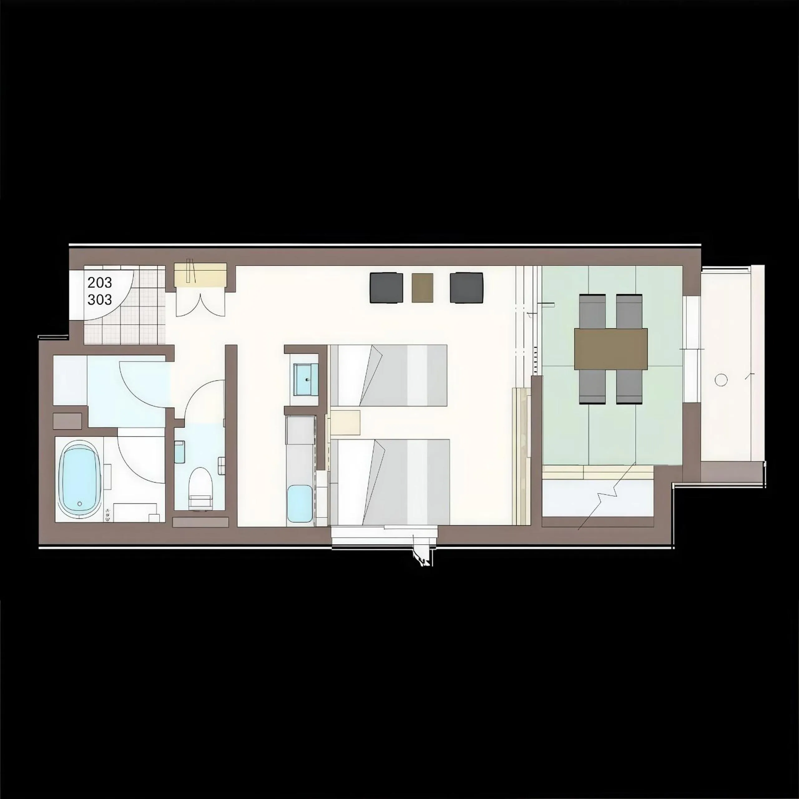 Floor plan in 凜庵 LIAN_KANAZAWA