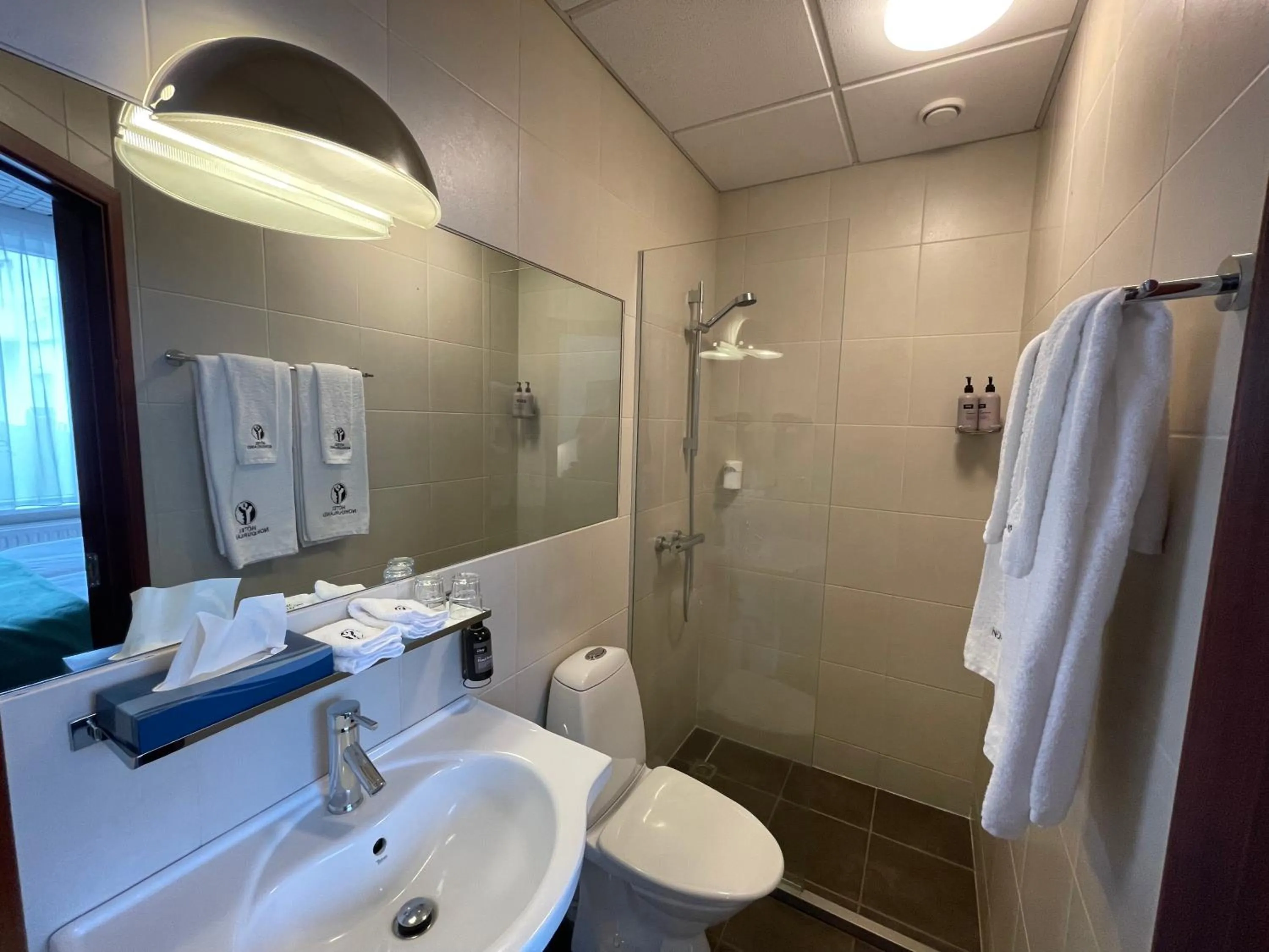 Bathroom in Hotel Norðurland