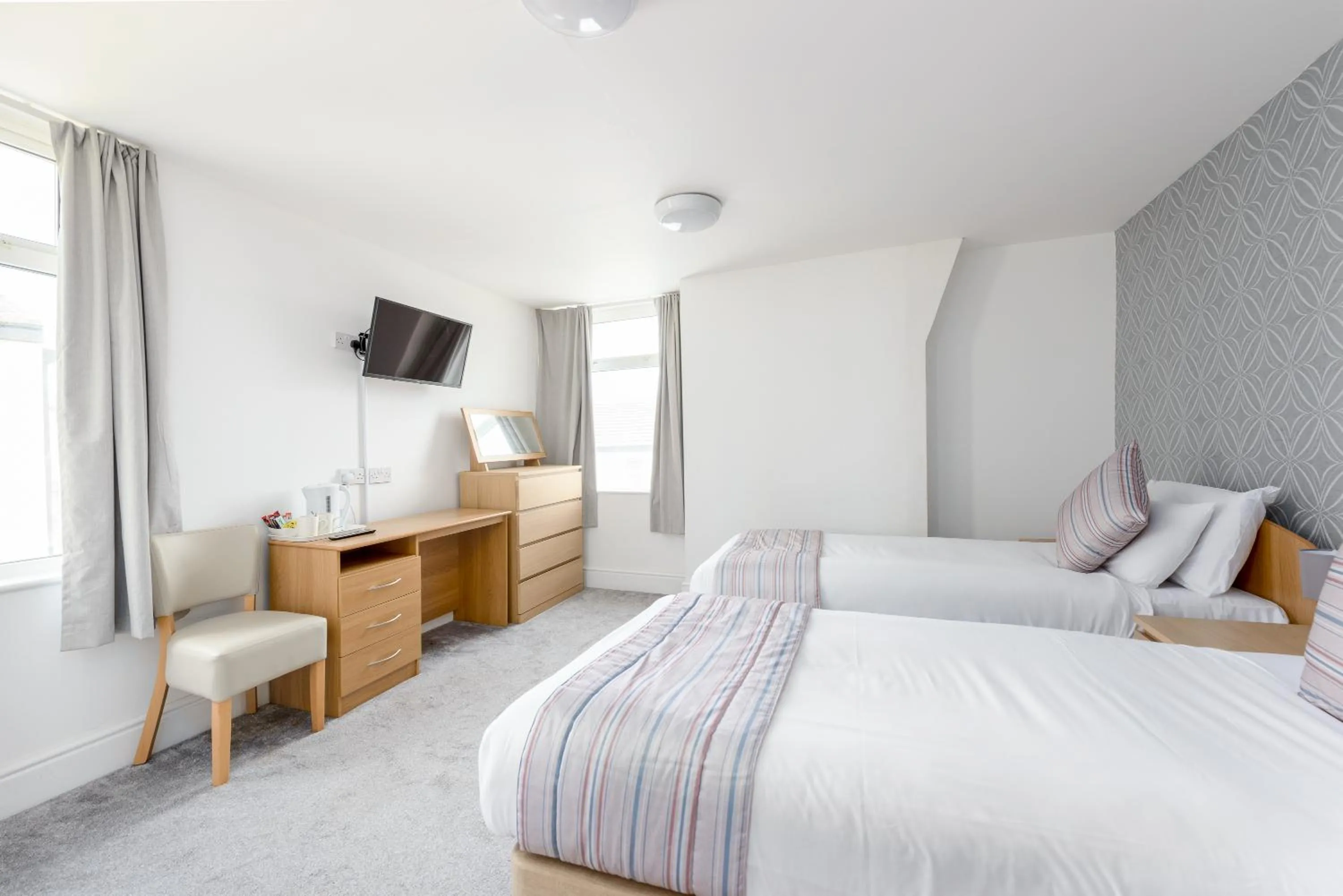 Bed in Daish's Blackpool Hotel