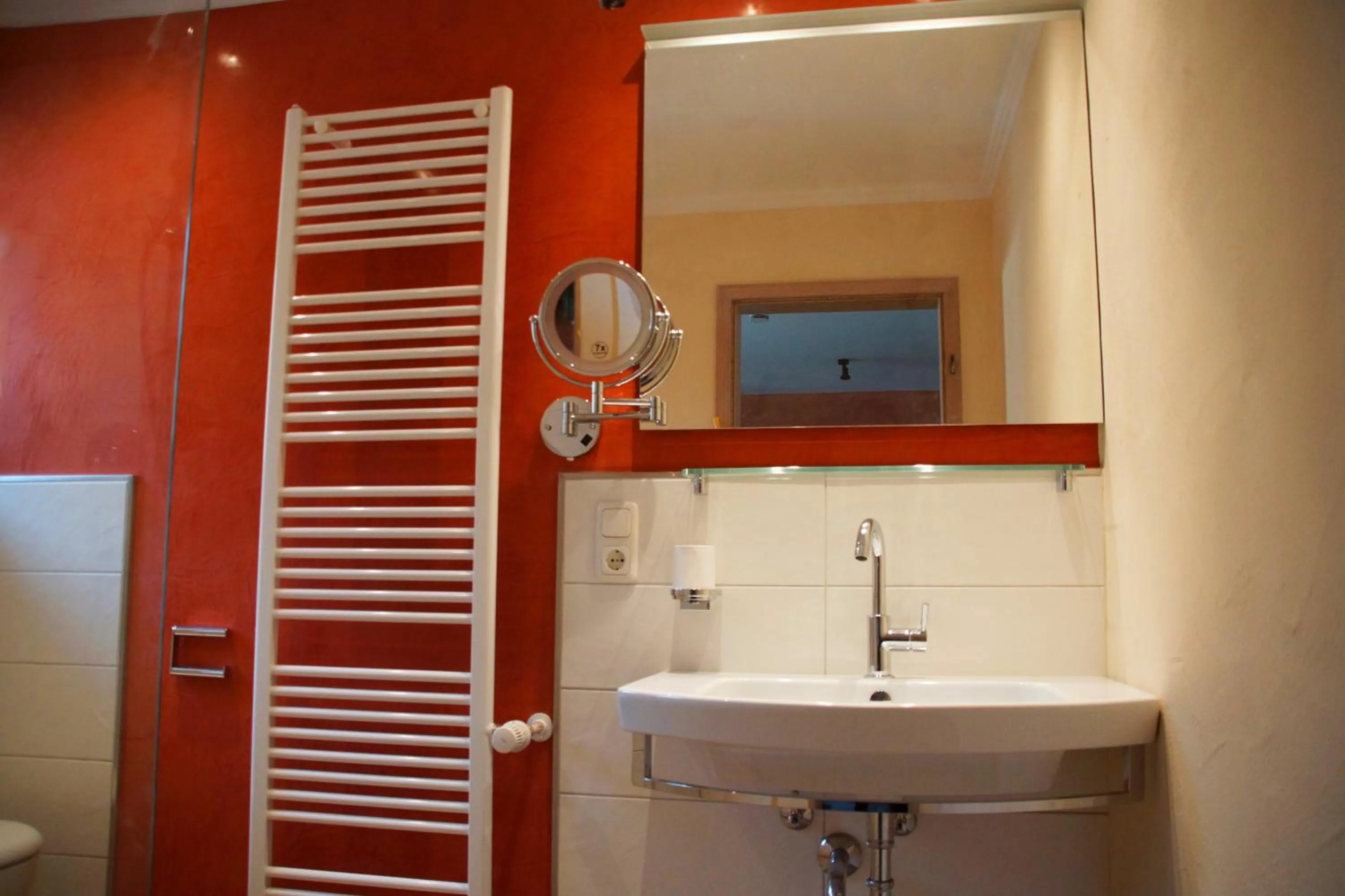 Bathroom in Landkomforthotel Panorama & Restaurant Bella Vista