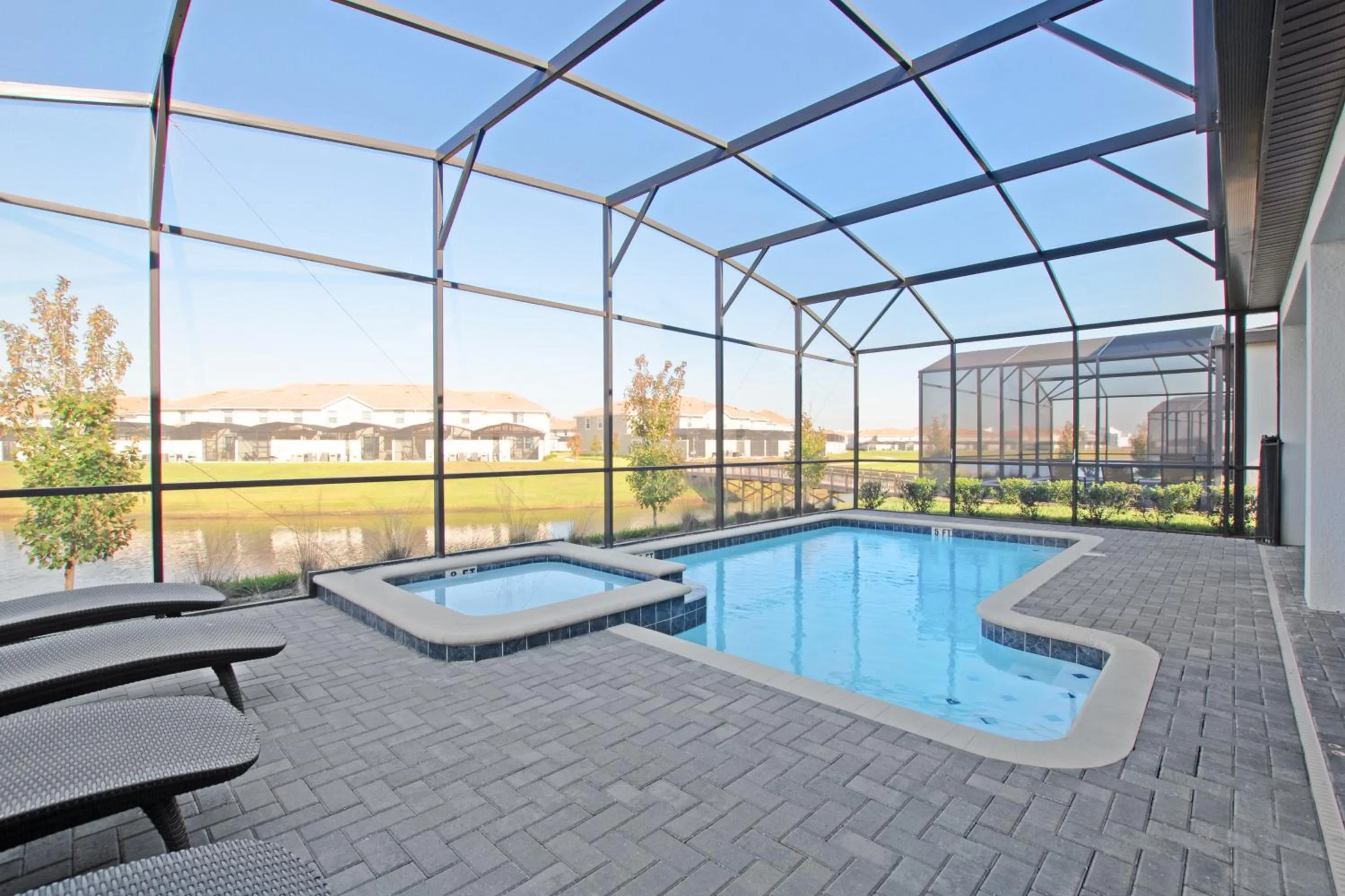 Private PoolSpa GameRoom near WDW Sleeps 25