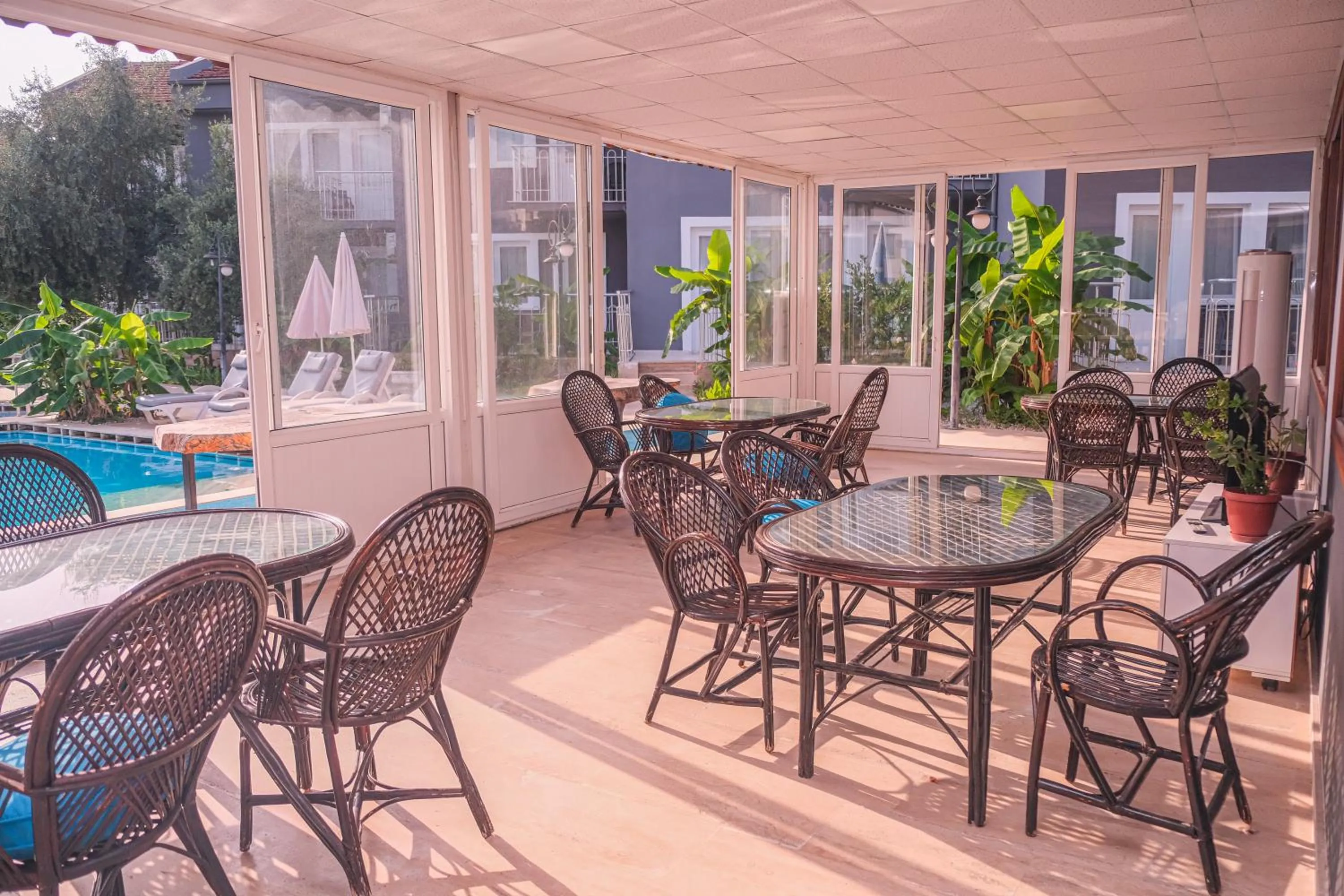 Pool view in ÖZCEM APART HOTEL FETHİYE