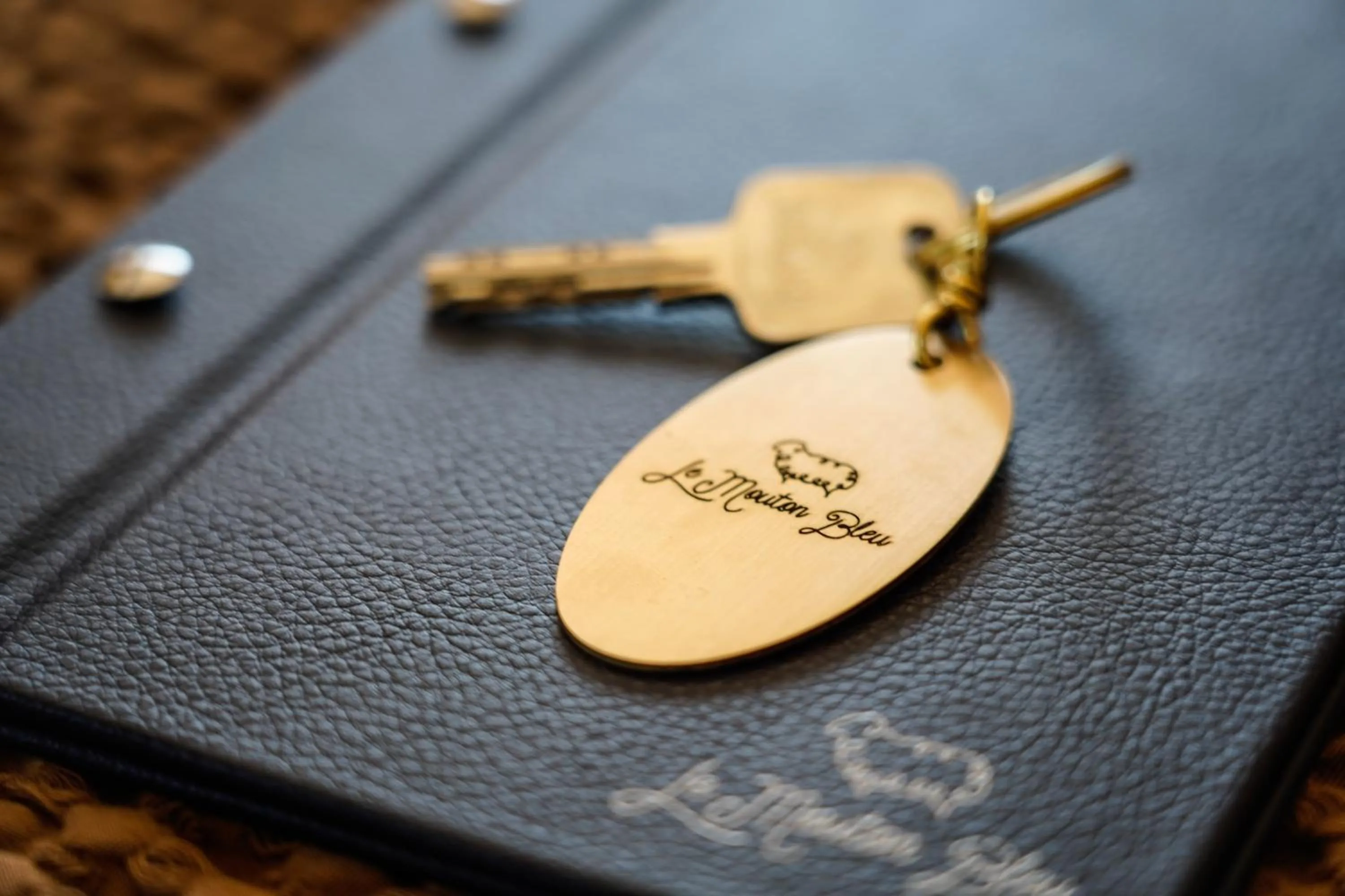 Decorative detail in Hôtel Le Mouton Bleu
