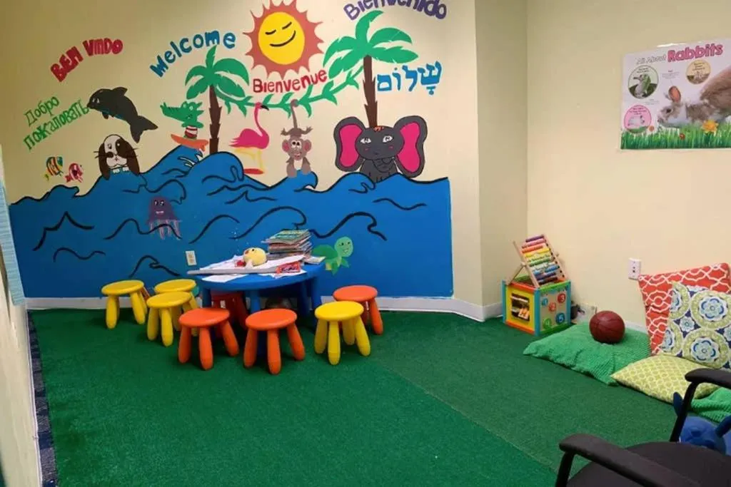 Kids's club in Beautiful Apartment Steps Away from the Beach