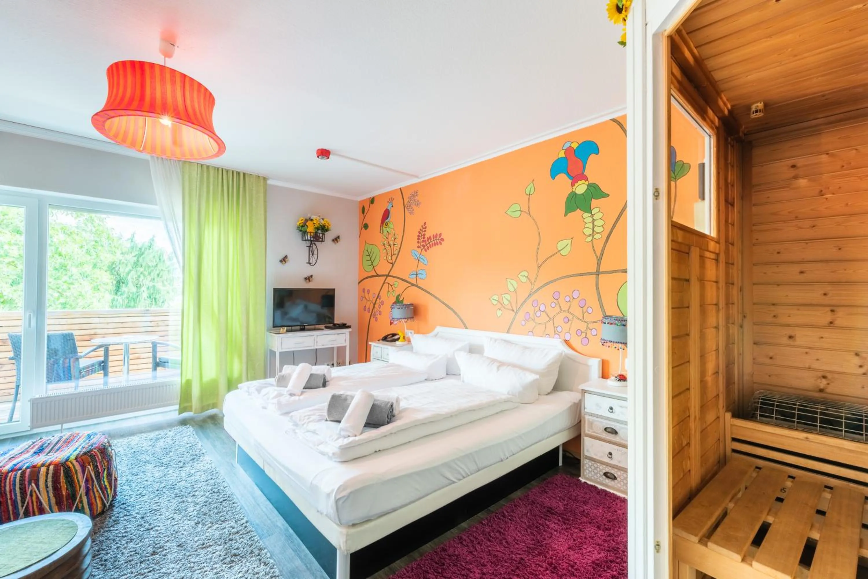 Bed in Hotel Ziegelruh