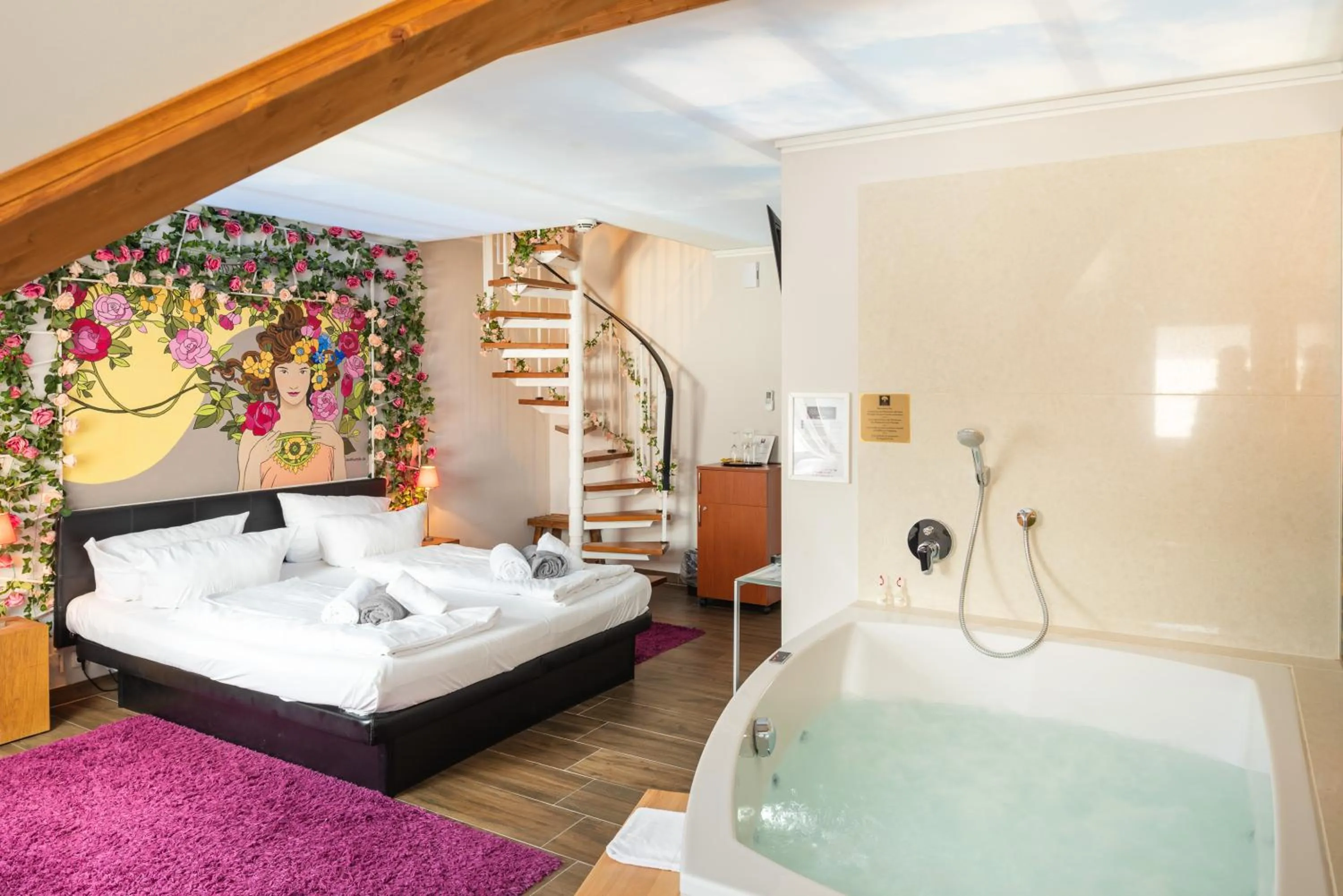 Bed in Hotel Ziegelruh