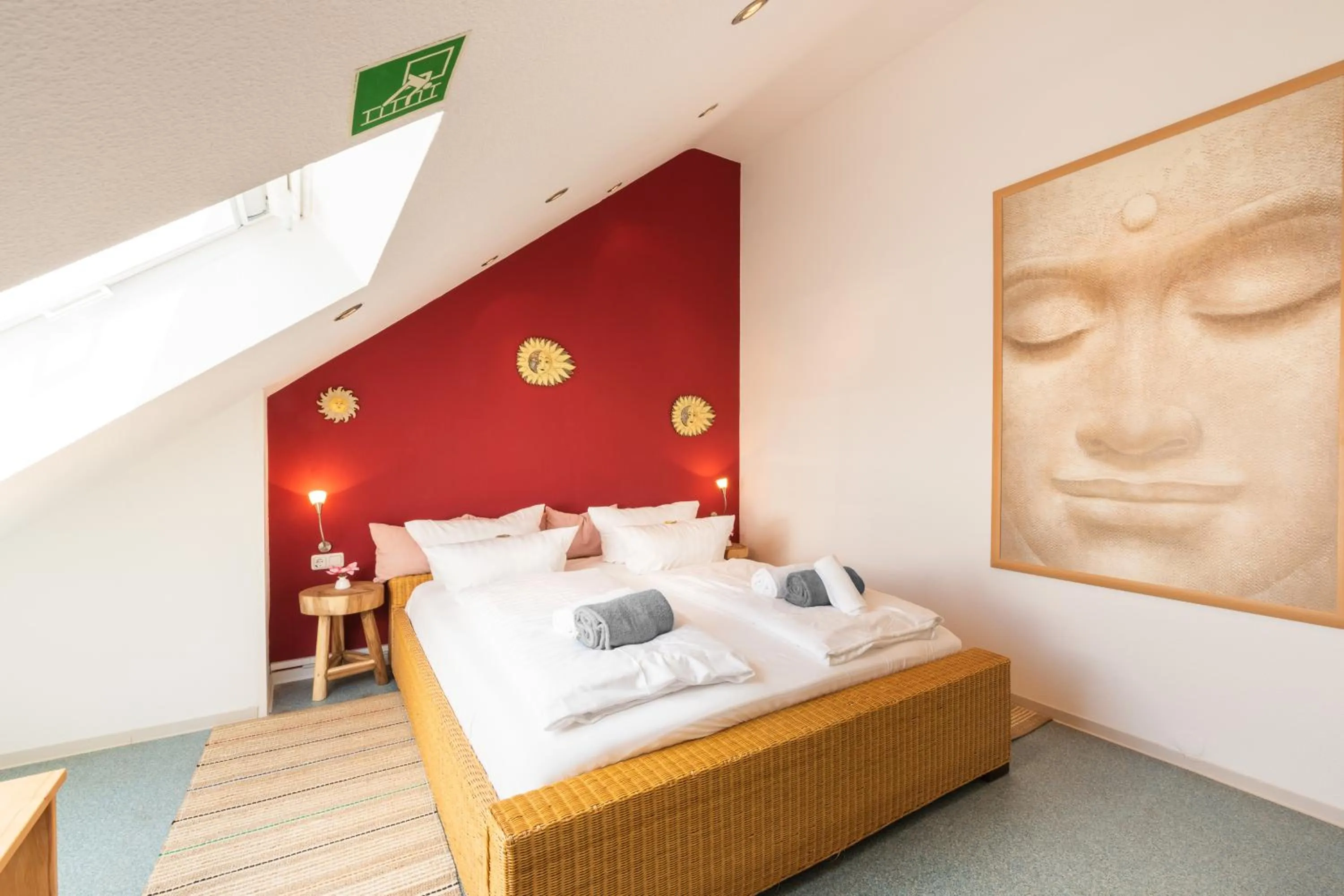 Bed in Hotel Ziegelruh