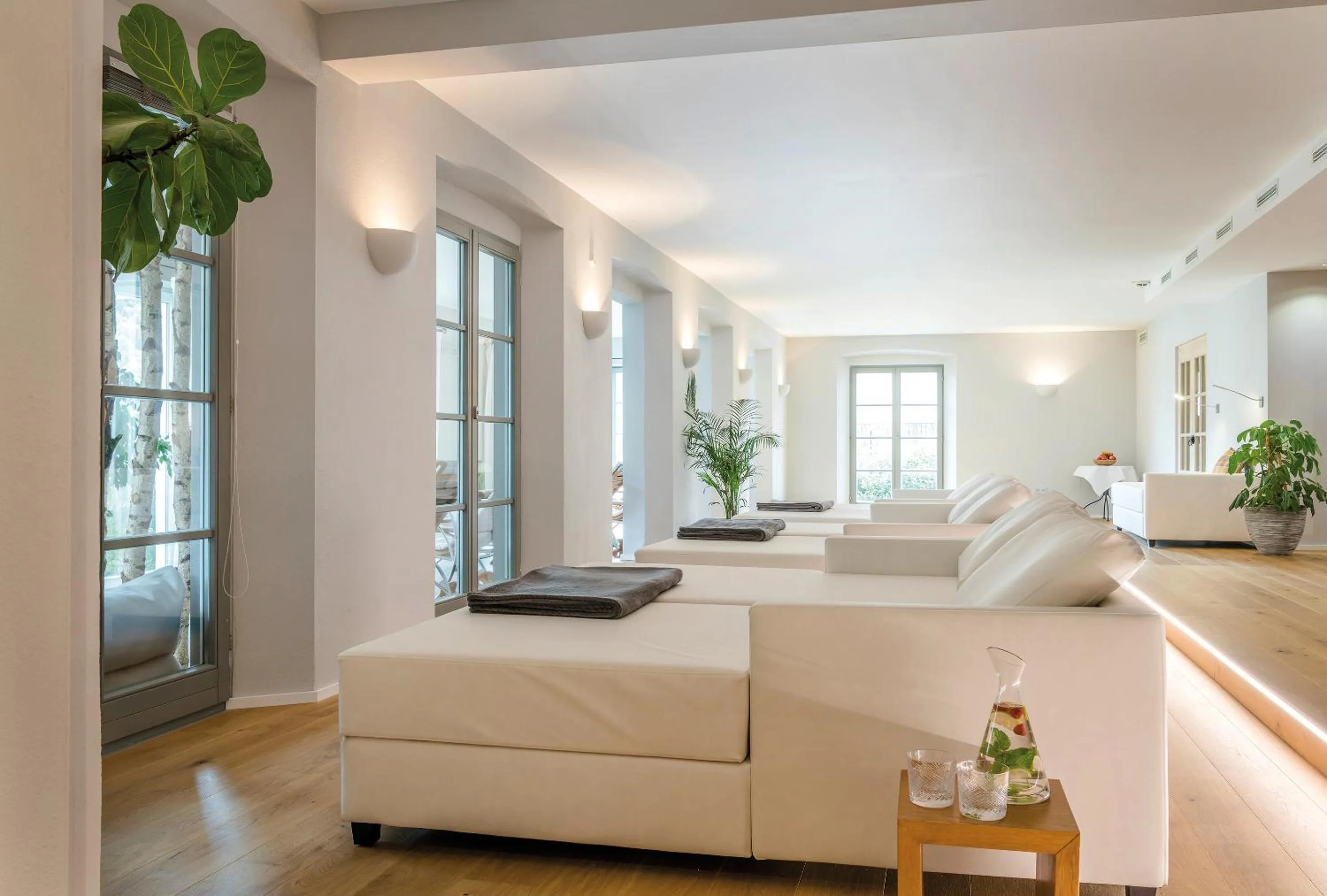 Spa and wellness centre/facilities, Bed in Landhotel Weißes Roß