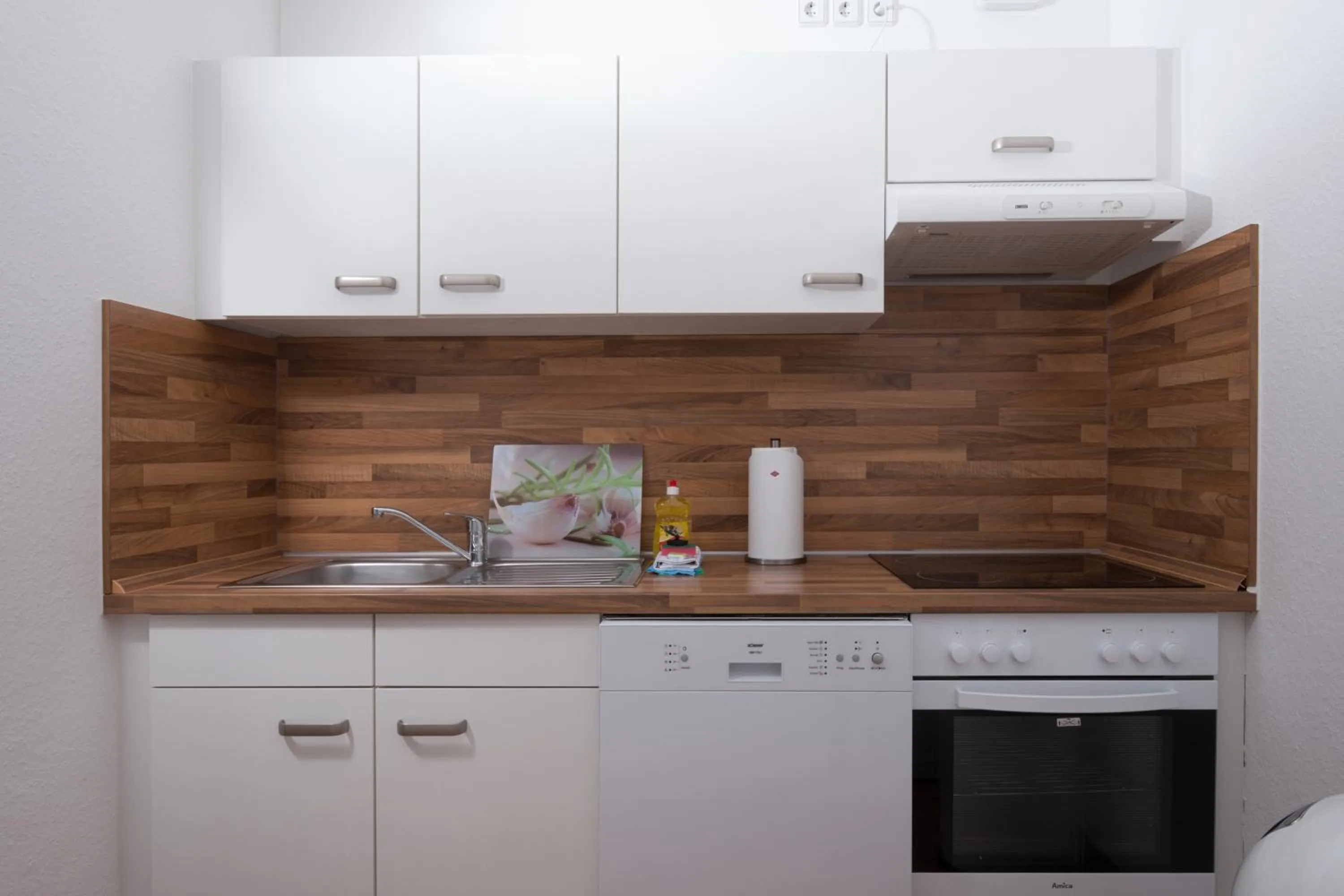 Kitchen or kitchenette in Apartments am Brandenburger Tor