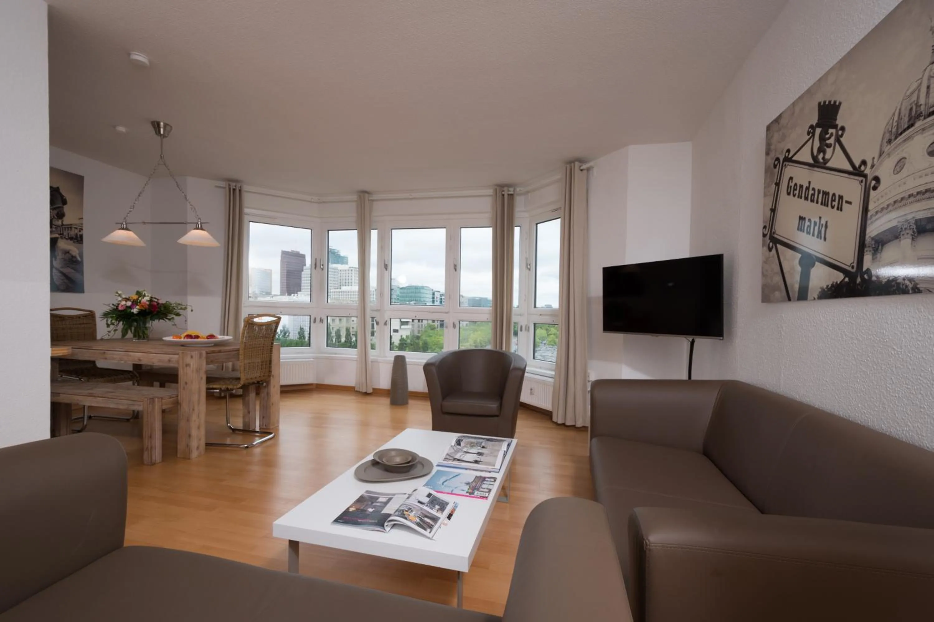 Living room in Apartments am Brandenburger Tor