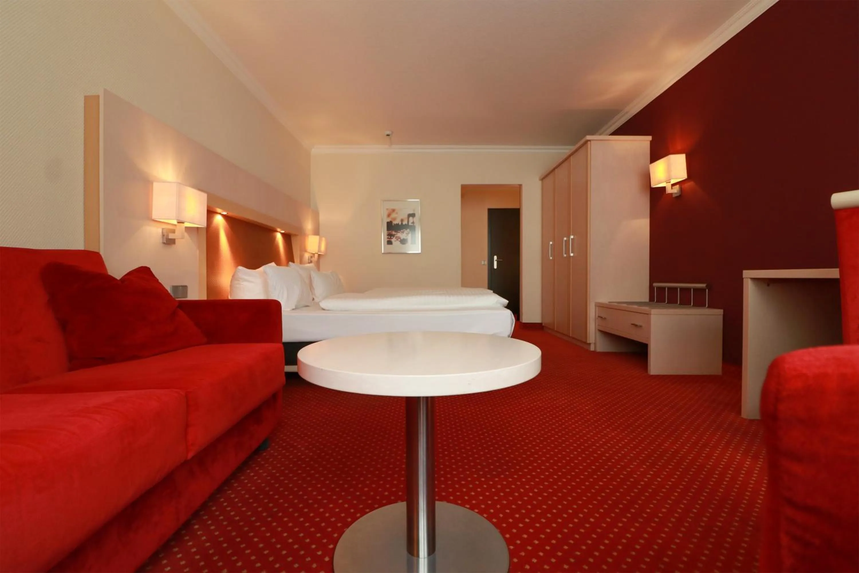 Bed in Hotel Haverkamp