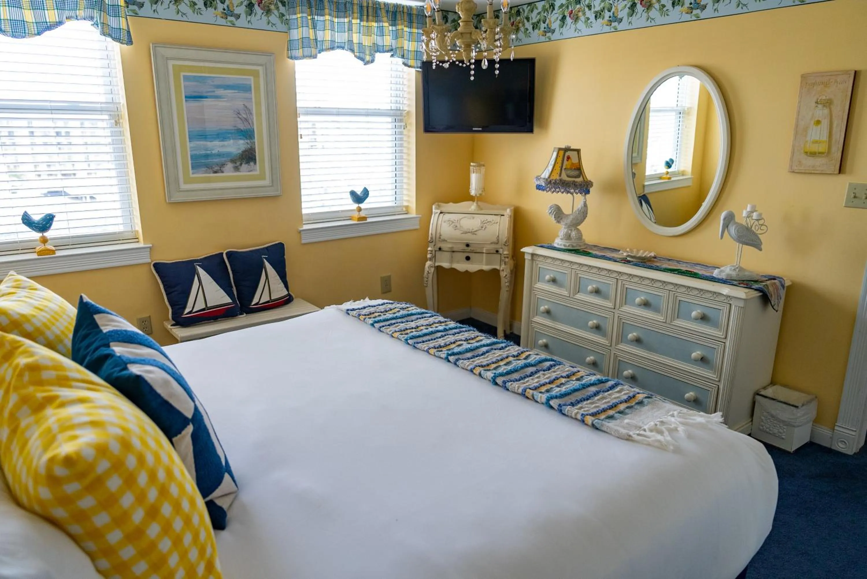 Bed in The Flanders Hotel