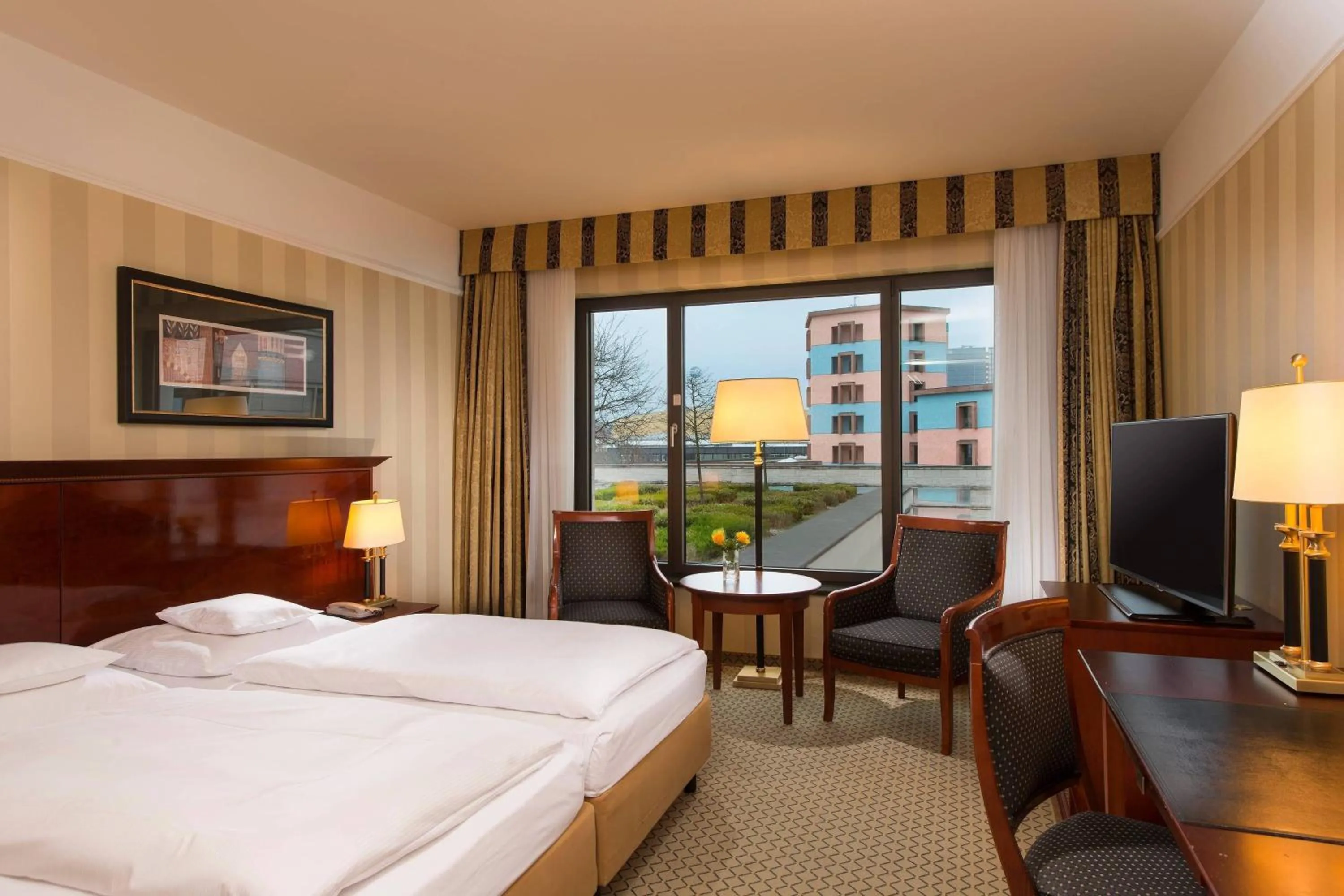 Photo of the whole room, Bed in JW Marriott Hotel Berlin