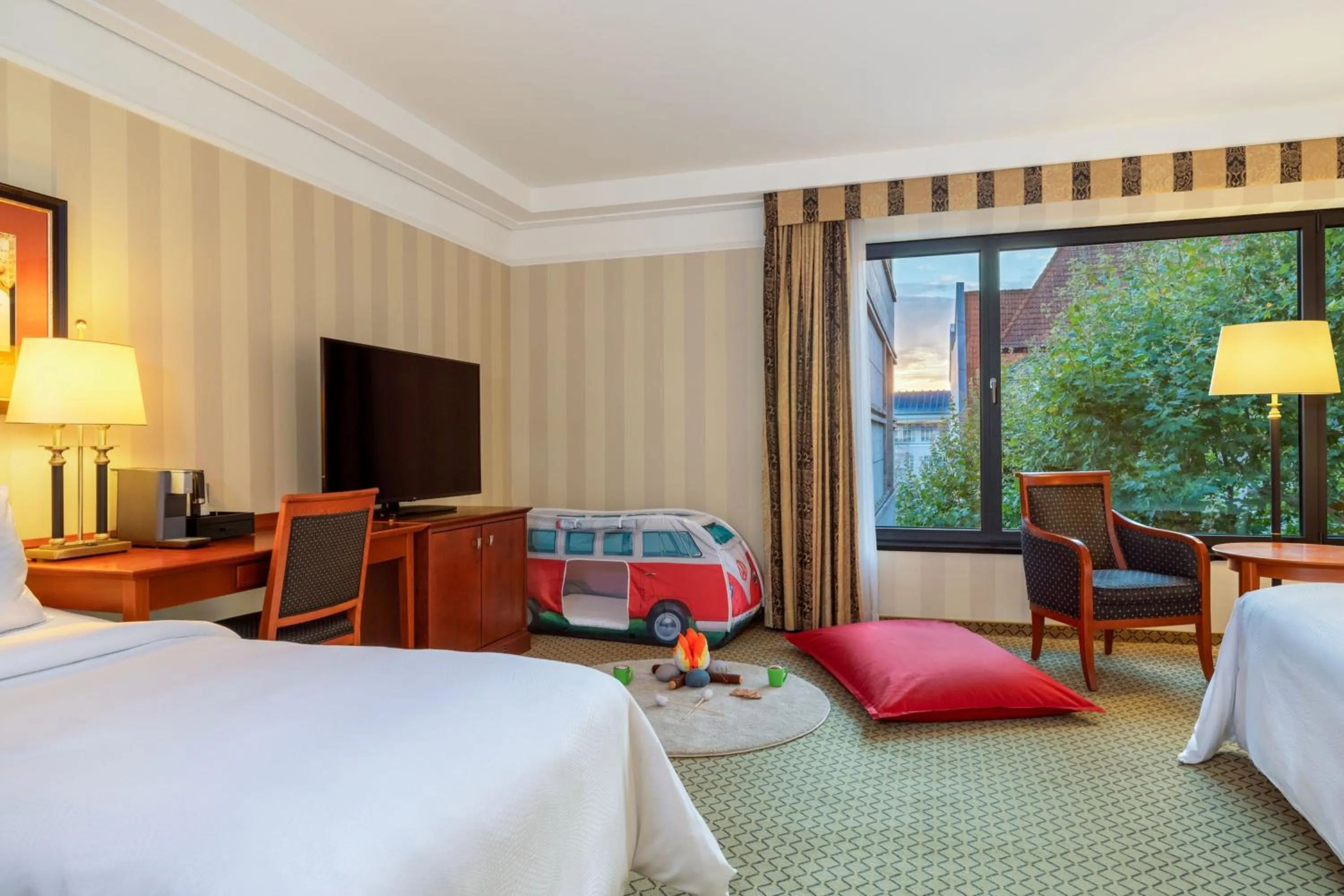 Photo of the whole room, Bed in JW Marriott Hotel Berlin