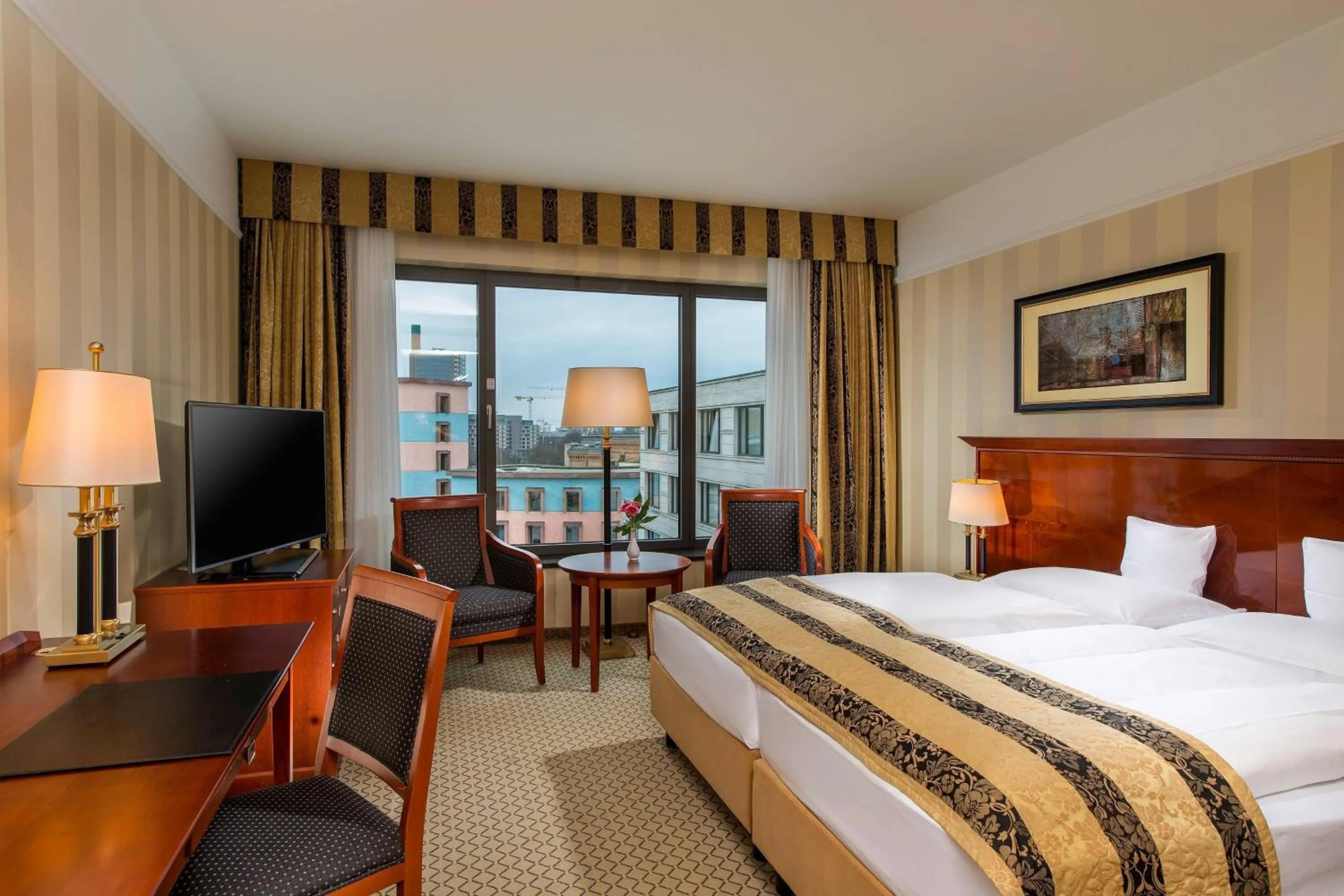 Photo of the whole room, Bed in JW Marriott Hotel Berlin