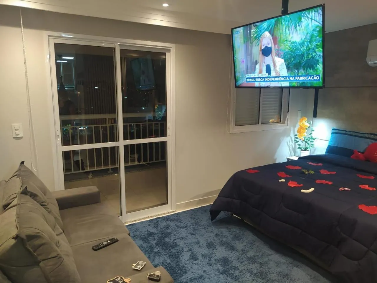 Bed in Terraço Harmony Flats GRU