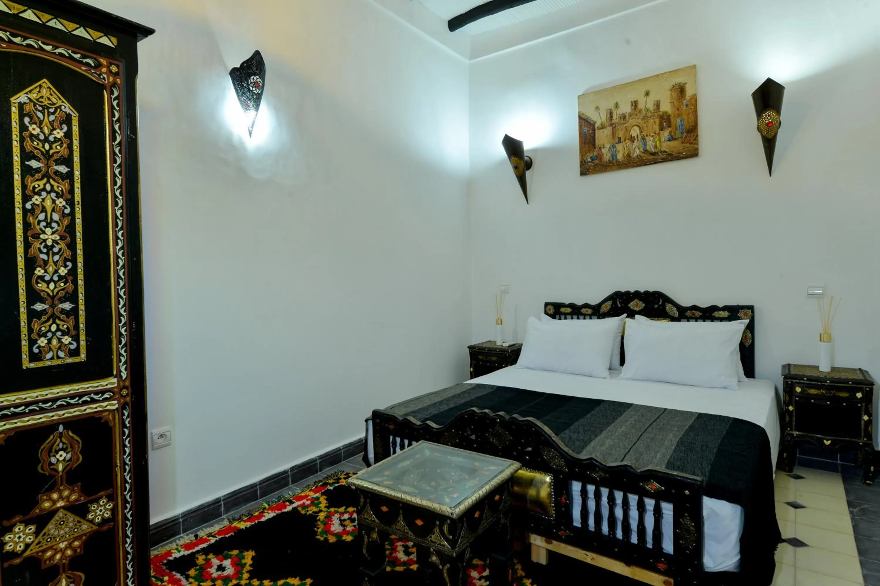 Bed in Casa De Marrakech Riad Guest House