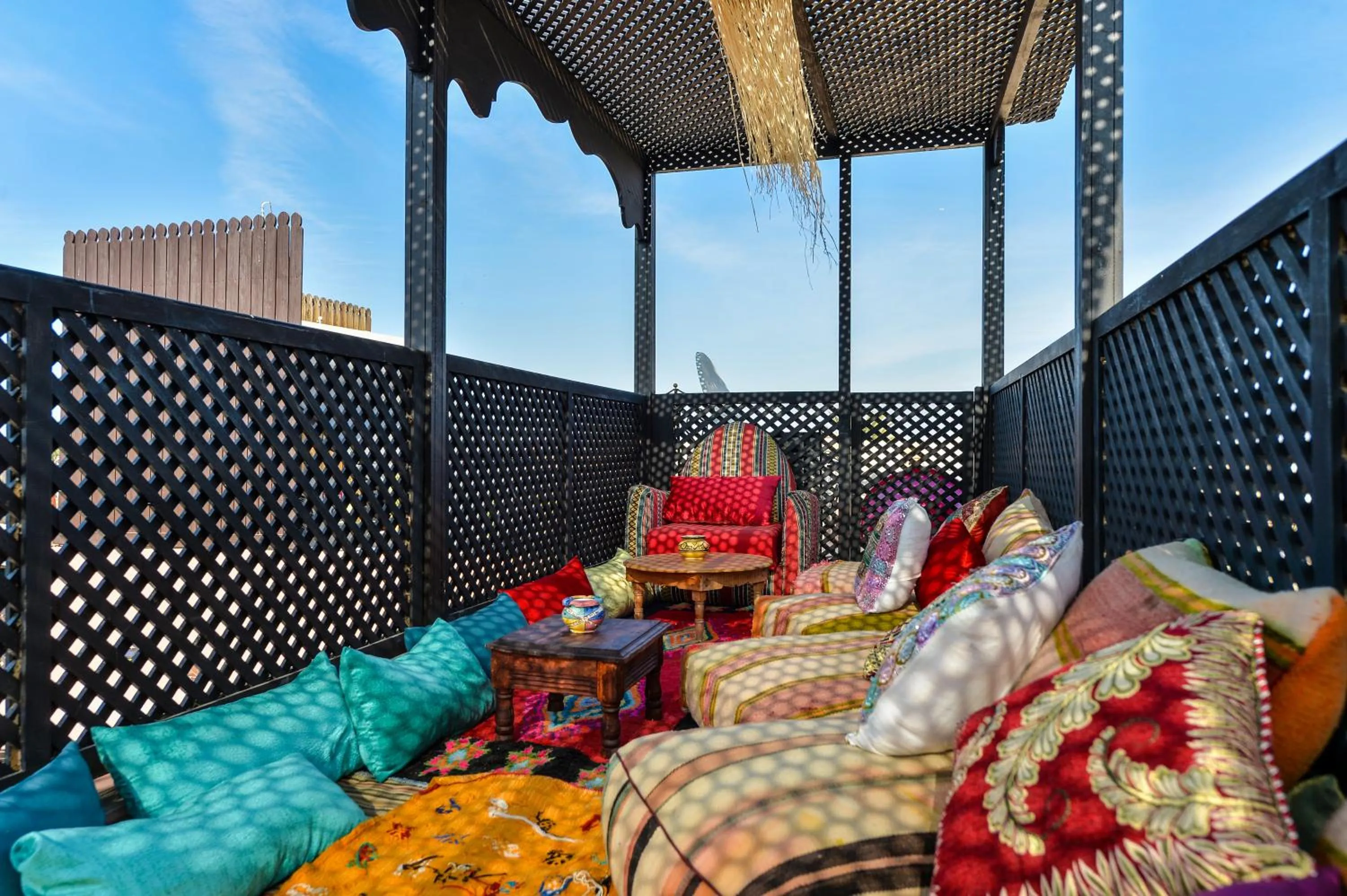 Balcony/Terrace in Casa De Marrakech Riad Guest House