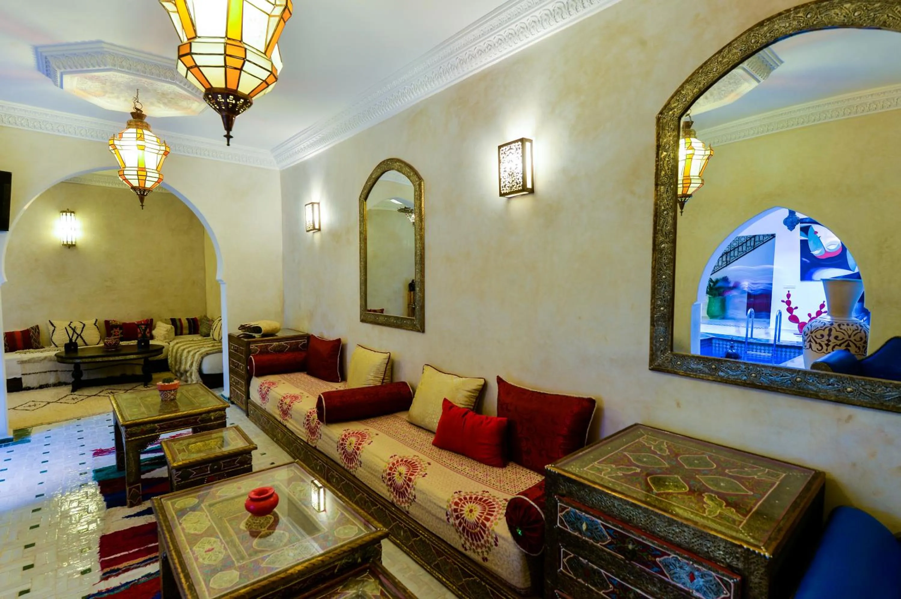 Living room in Casa De Marrakech Riad Guest House