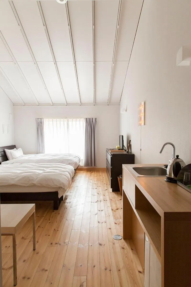 Bed in Machiya no Yado Iroha