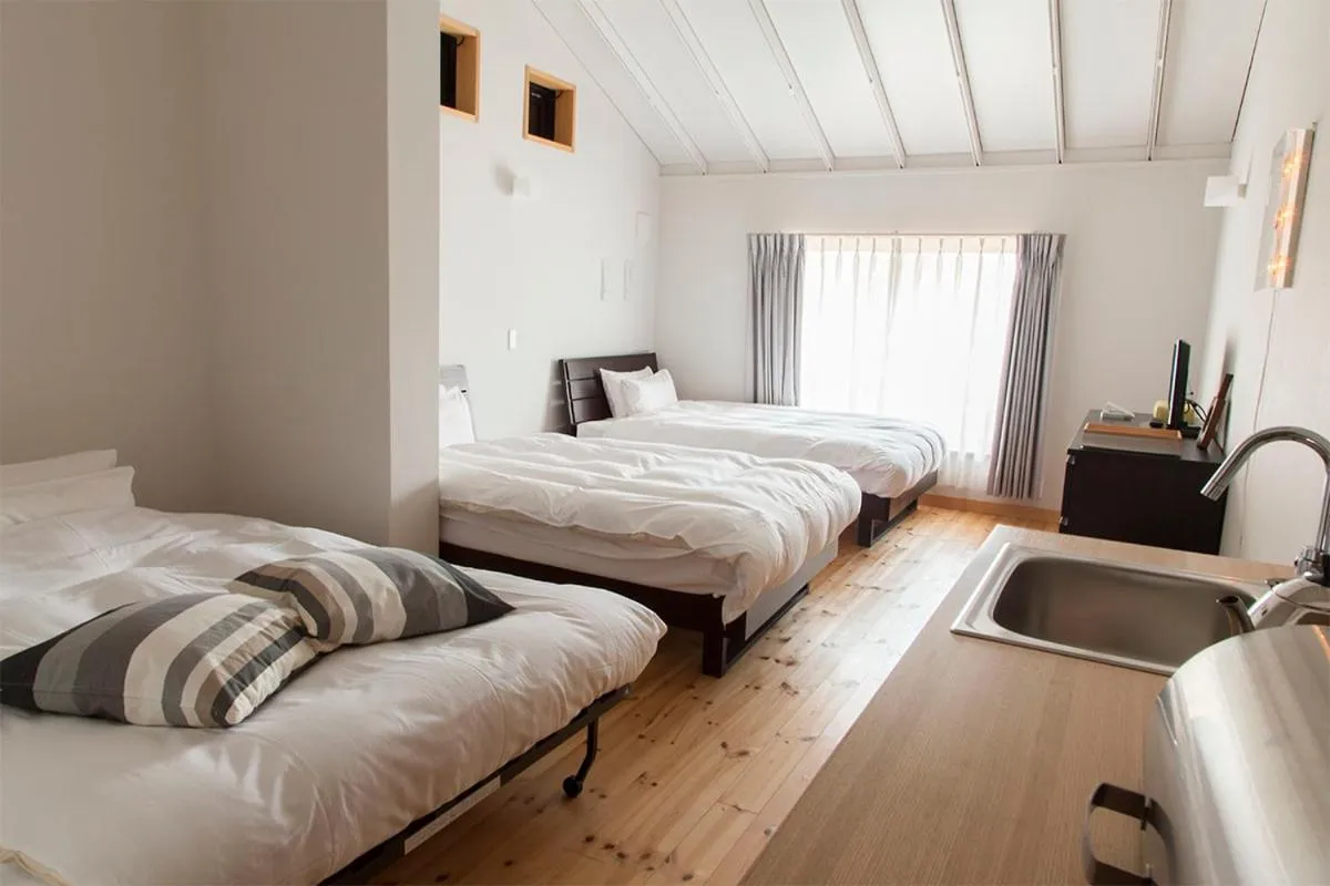 Bed in Machiya no Yado Iroha