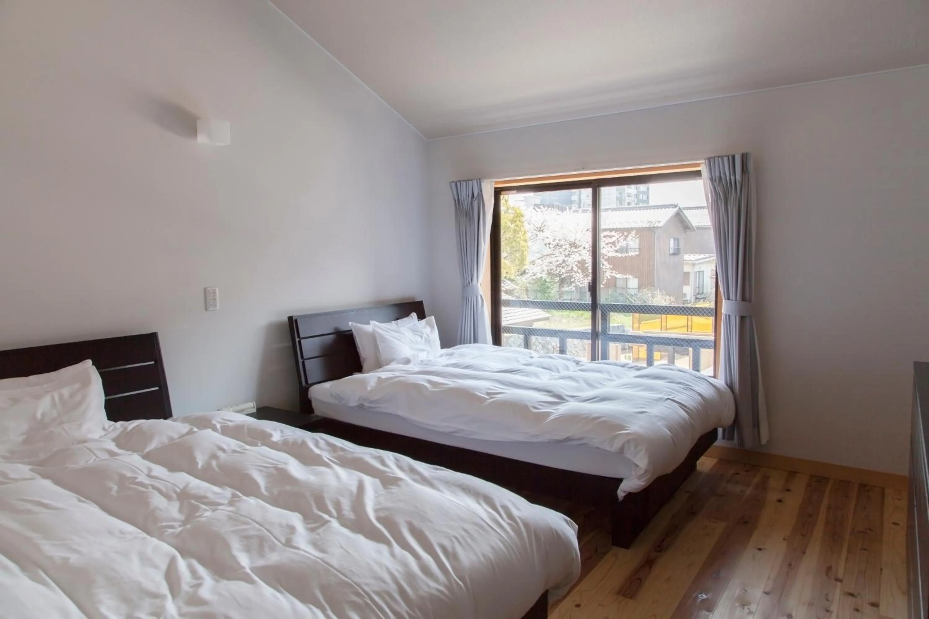 Bed in Machiya no Yado Iroha