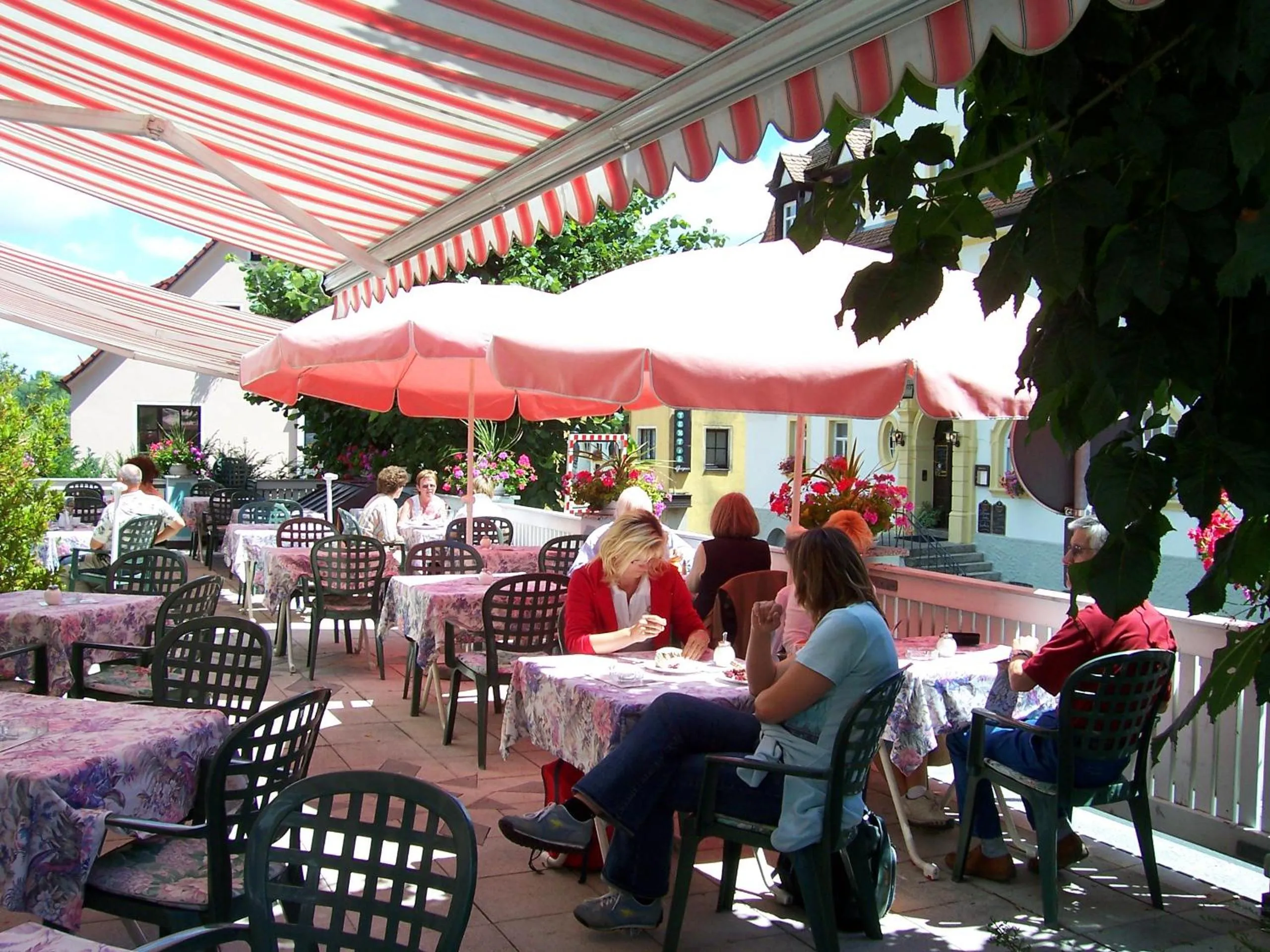 Patio in Hotel Krone
