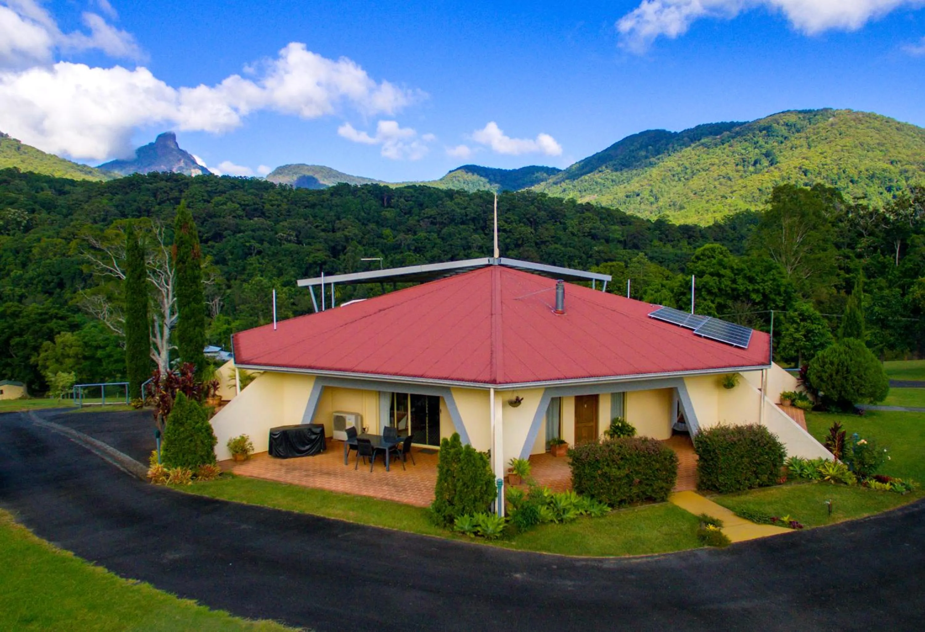 Mountain view in A view of Mount Warning
